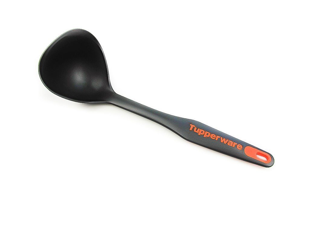 TUPPERWARE Schöpfkelle Griffbereit Schöpflöffel schwarz-orange
