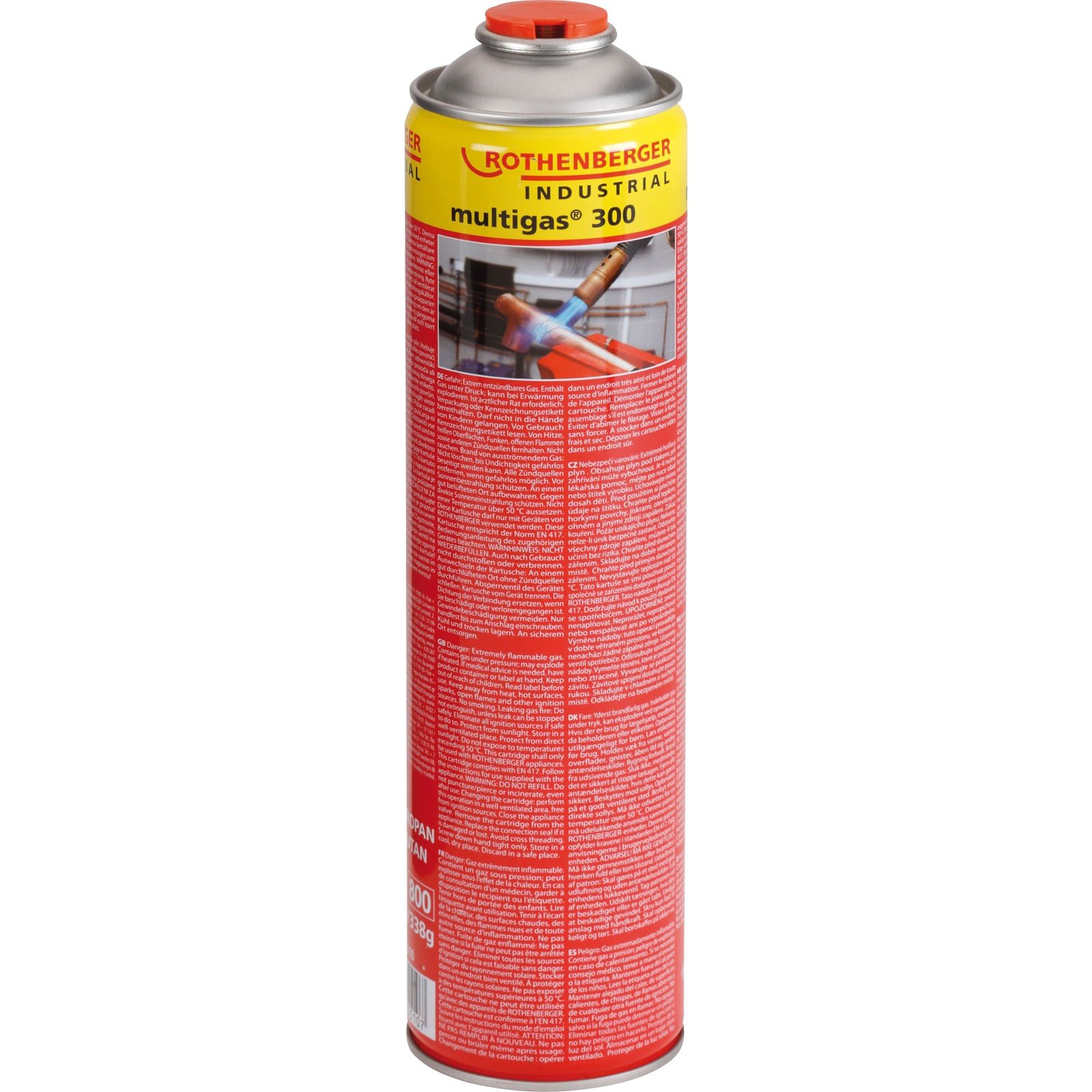 Rothenberger Industrial Gas ROTHENBERGER Industrial 8x Multigas 300 600 ml