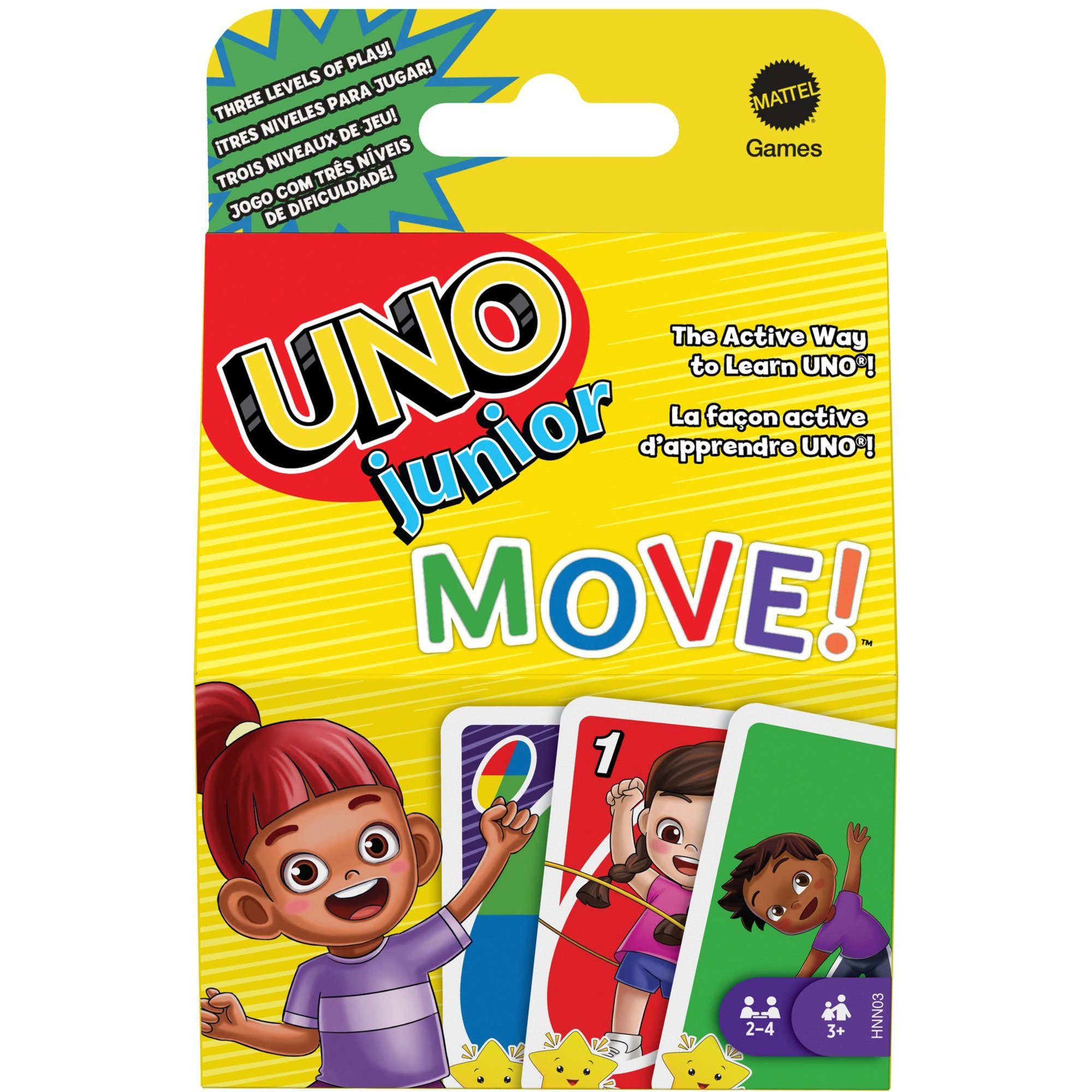 Uno Spiel Mattel Games UNO Junior Move, Kartenspiel
