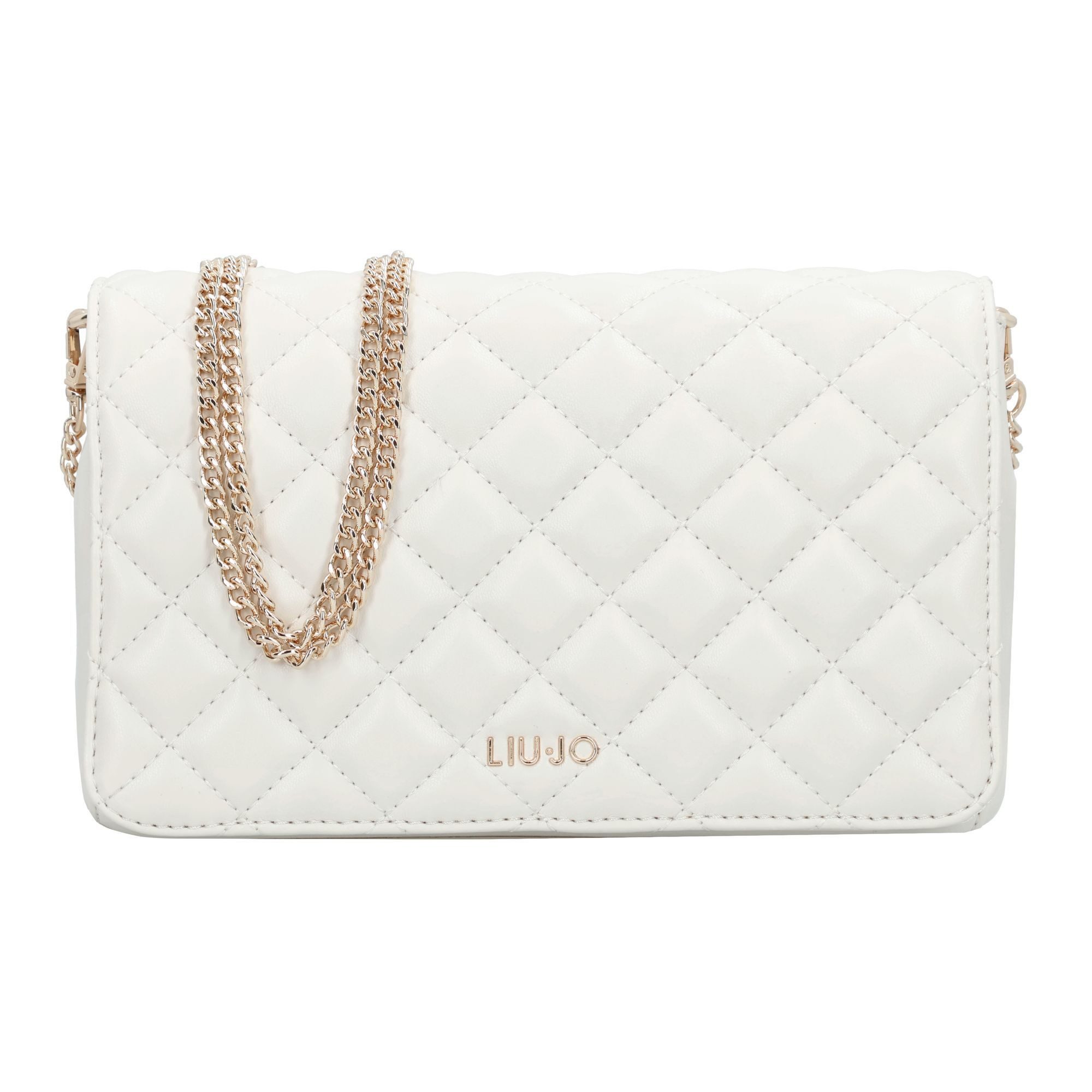 Liu Jo Beige Polyurethan Handtasche Mit Reissverschluss Und Fachern