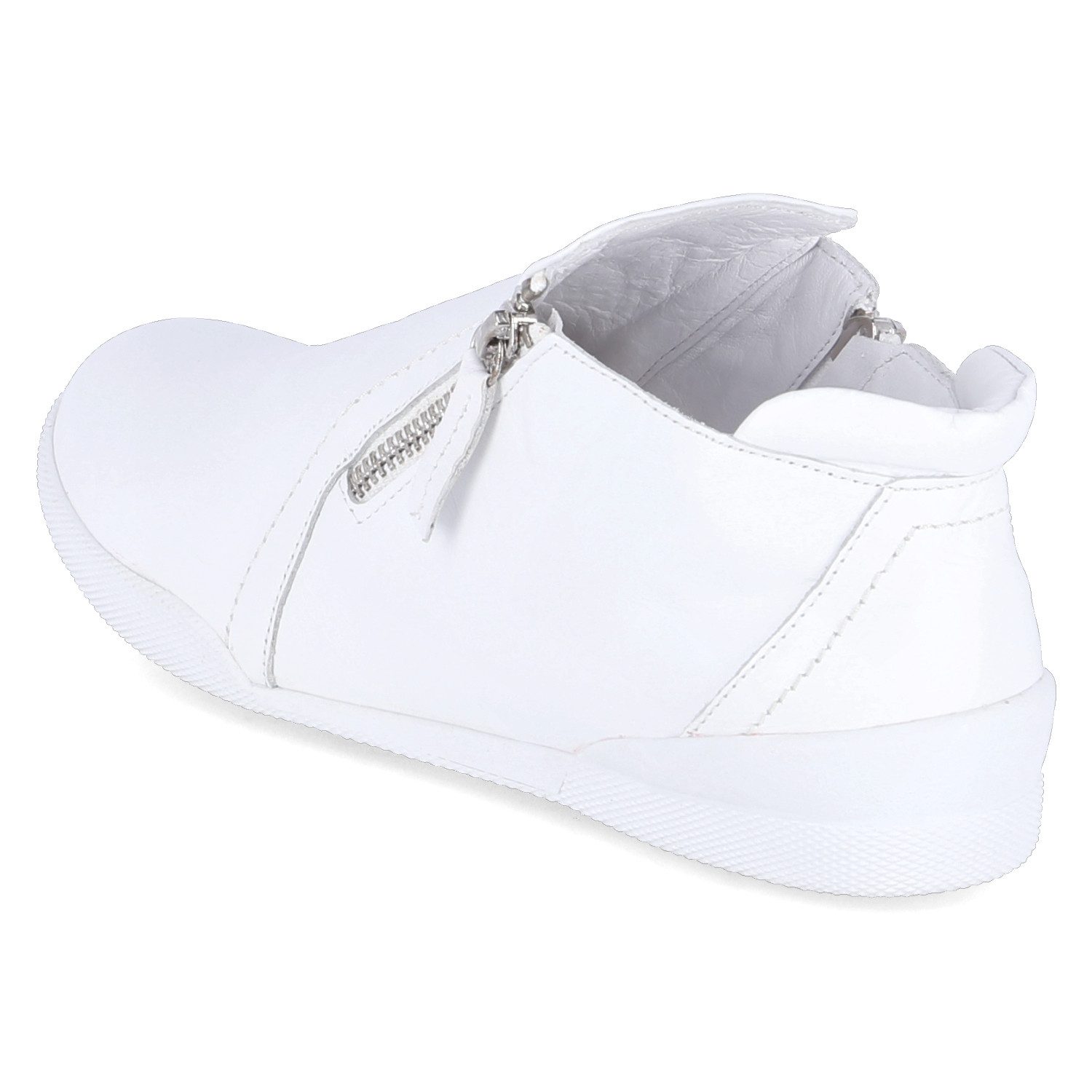 Andrea Conti Andrea Conti 0341727-001 WEIß Damen Glattleder weiss Schnürstiefel