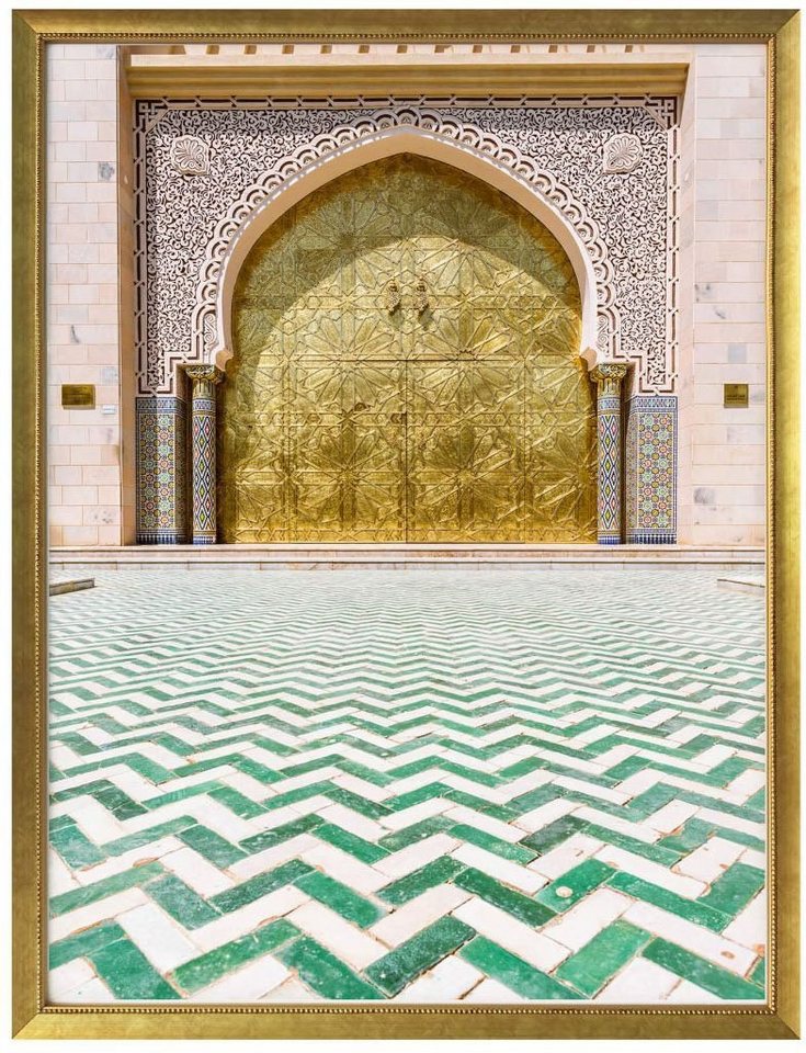 Poster, Wandbild, (1 Wandposter Wall-Art Moschee Gebäude Oman, Alawi Poster St), Bild,