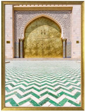 Wall-Art Poster Alawi Moschee Oman, Gebäude (1 St), Poster ohne Bilderrahmen