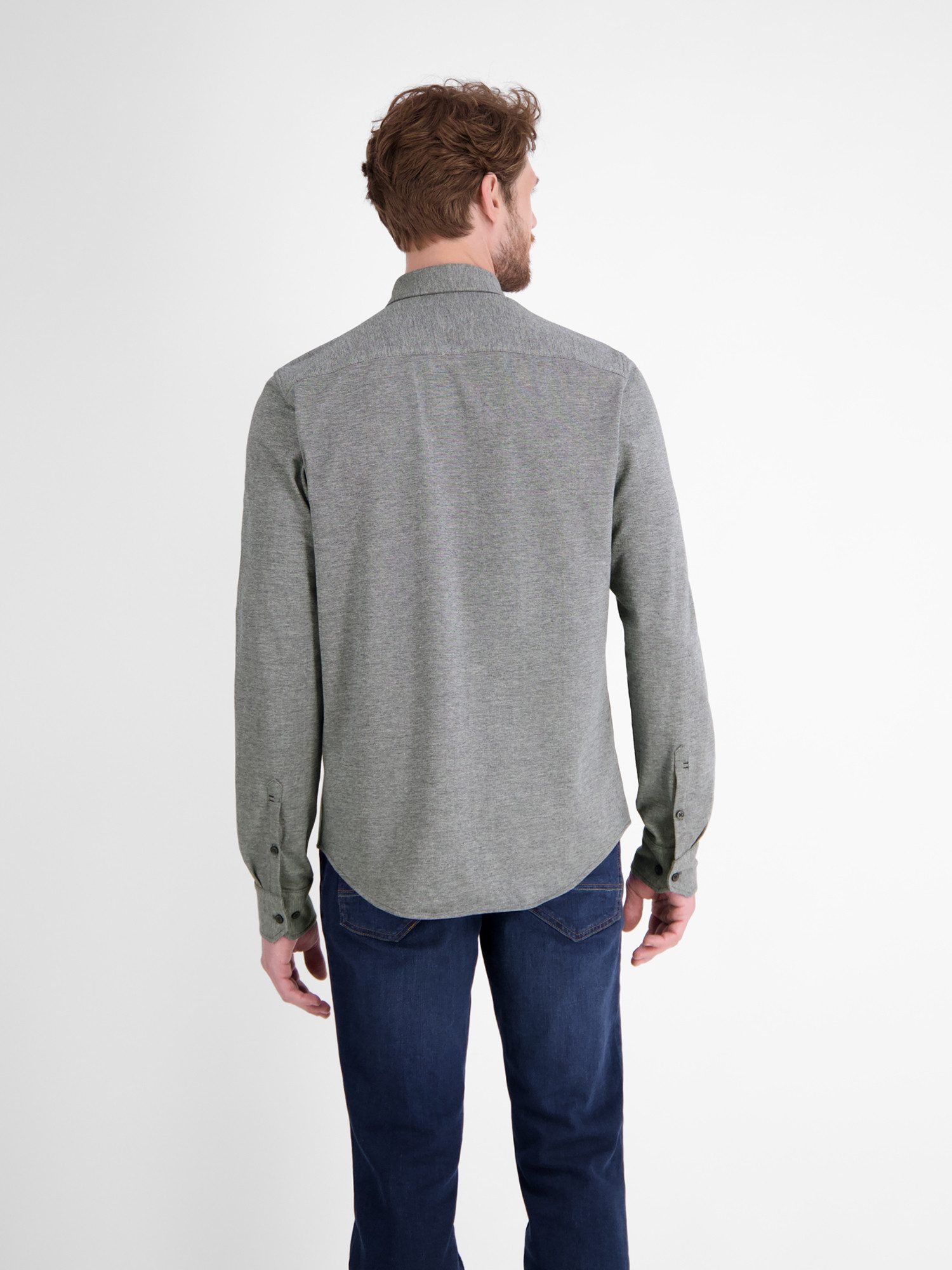 LERROS Langarmhemd Herren Jerseyhemd, Stil trifft auf Komfort günstig online kaufen