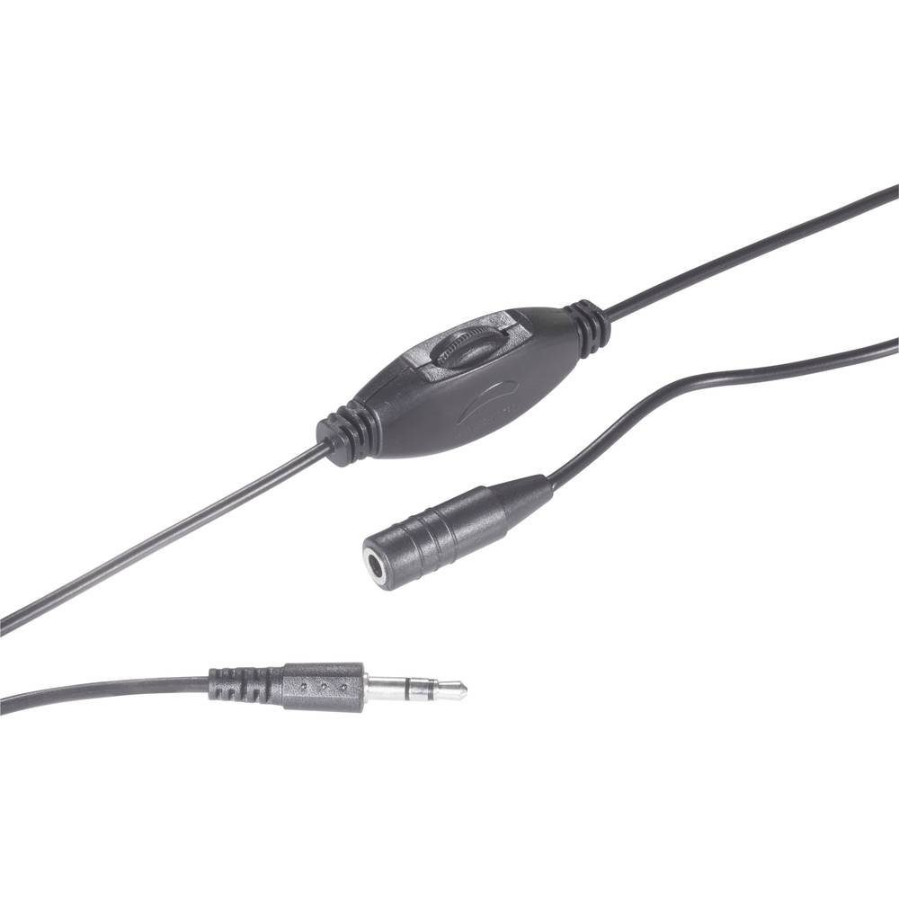SpeaKa Professional Stereo/Mono-Kopfhörer-Verlängerungskabel Audio- & Video- Kabel, (6.00 cm)