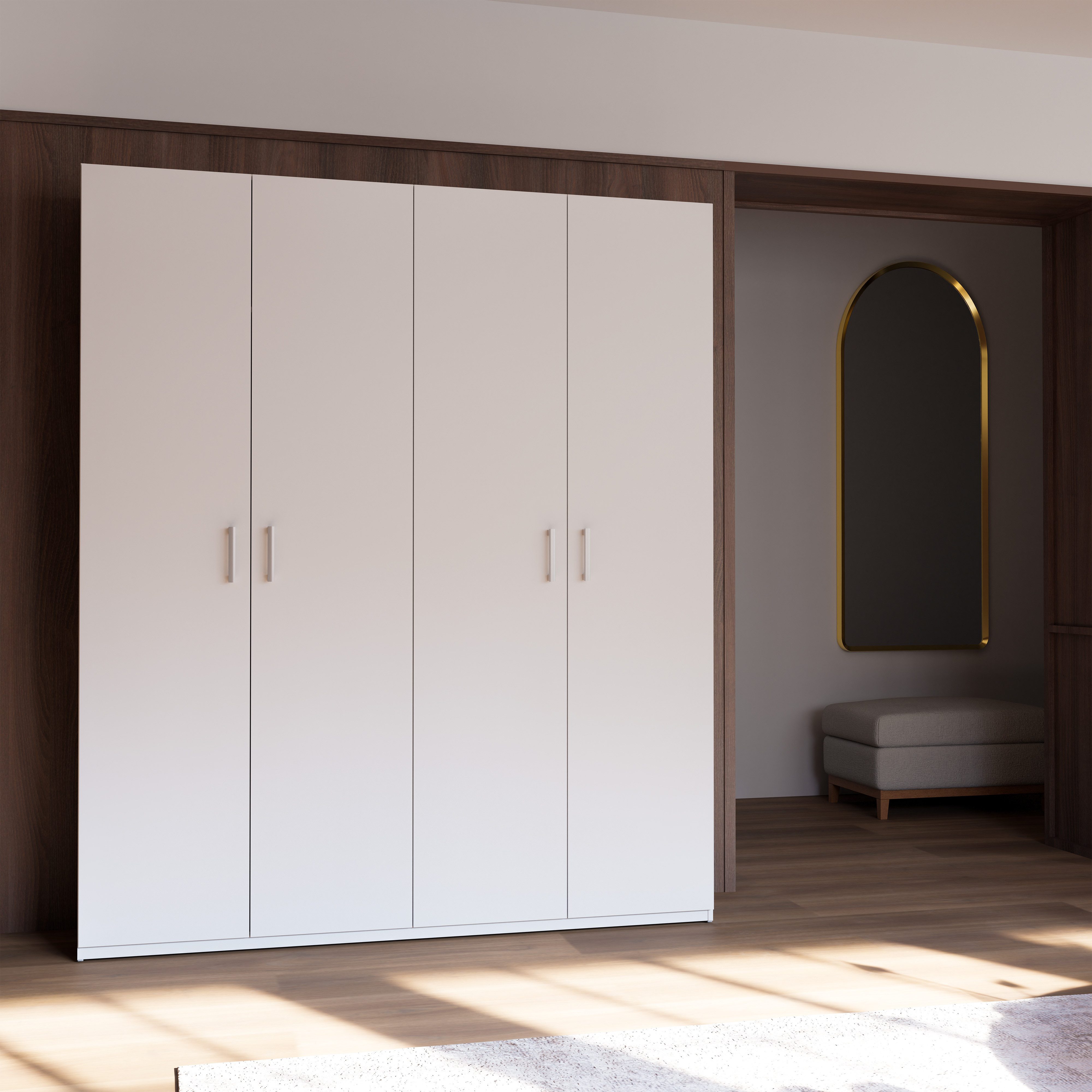 FORTE Kleiderschrank B/H/T 177,5/210,5/42 cm, stehende Montage – Bild 2 von 5