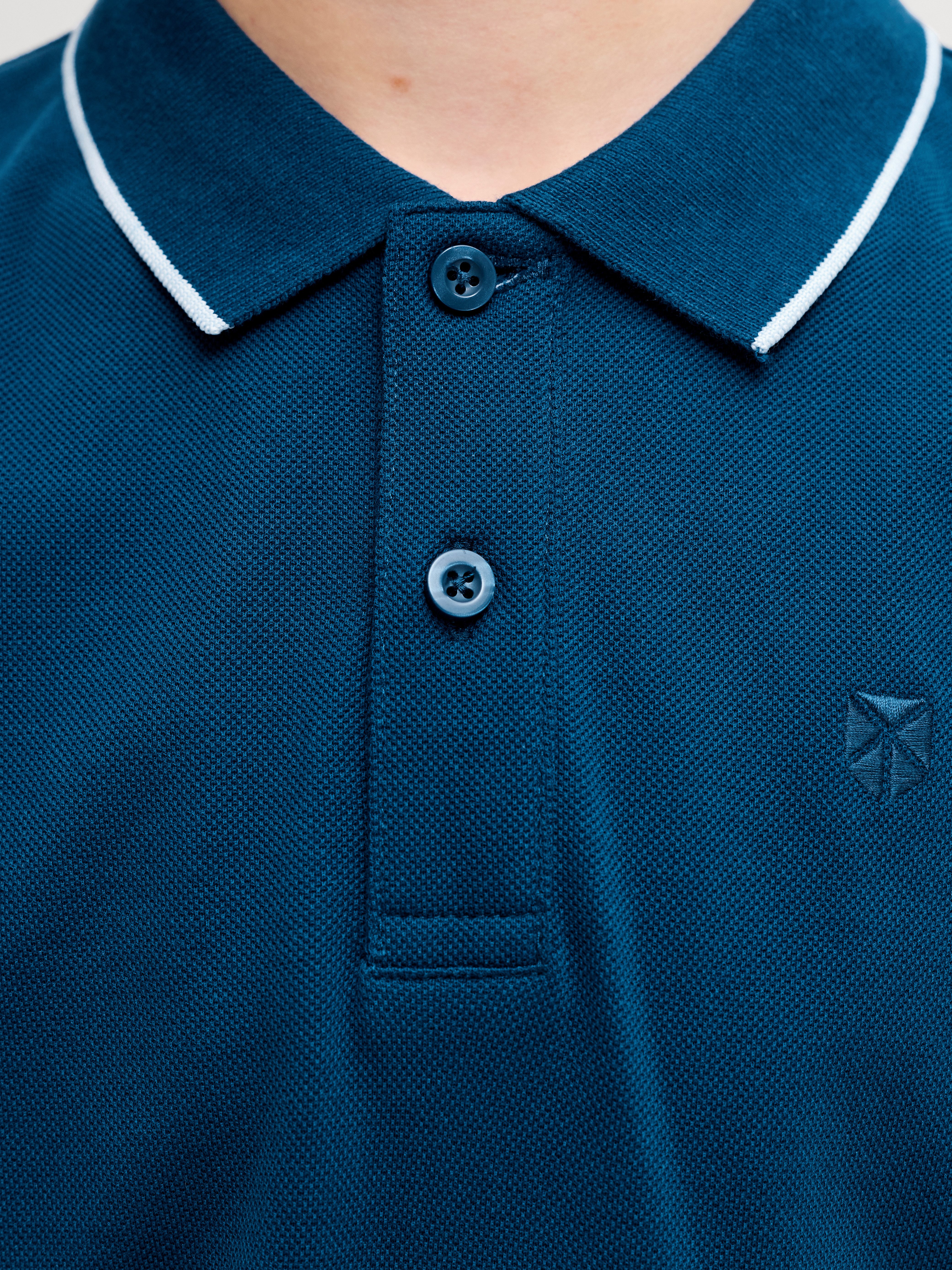Jack & Jones Junior Poloshirt JPRBLAWESTON SS POLO JNR Baumwolle, regular fit – Bild 2 von 5