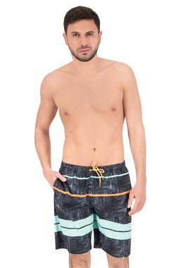 Beco Beermann Badehose BEactive Night Jungle Schwimmshorts (1-St) aus schnelltrocknendem Material