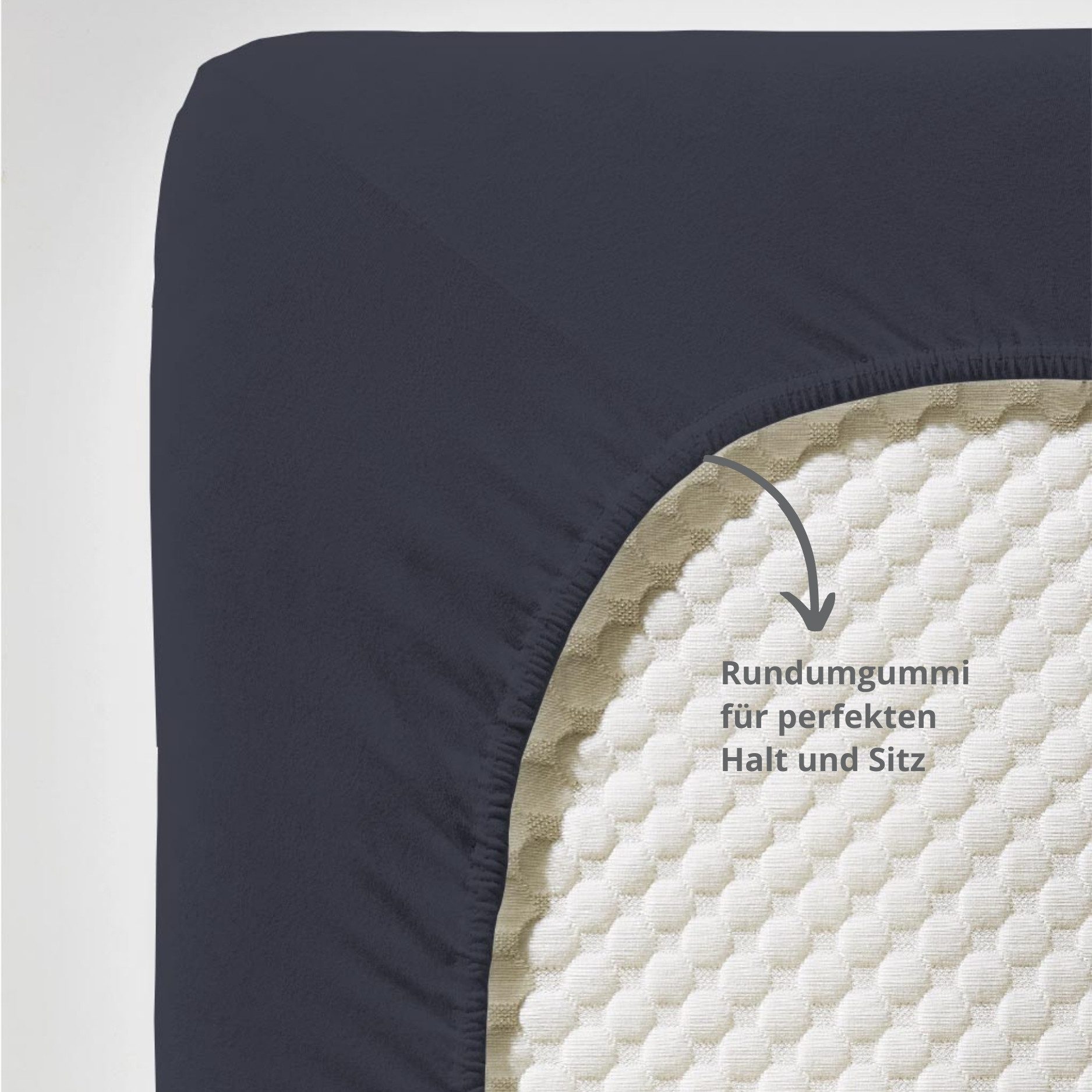 liebling Spannbettlaken Elasthan, Baumwolle/Elasthan, Gummizug: rundum, blickdicht, faltenfrei, atmungsaktiv, Power-Stretch, in über 40 Farben