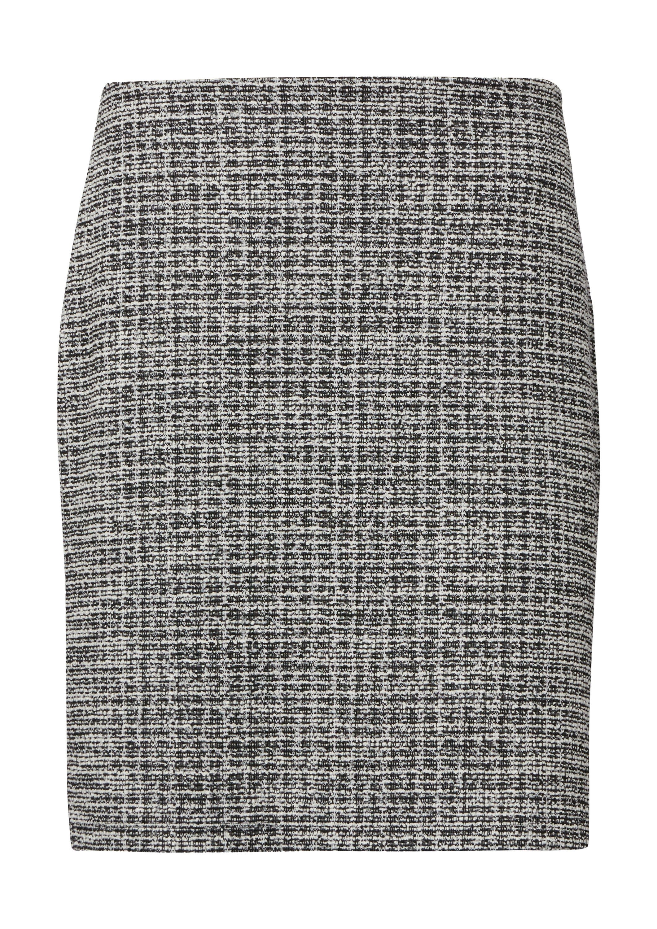 s.Oliver Minirock Rock Kurzer Bouclé-Rock aus Sweat mit Elastikbund günstig online kaufen