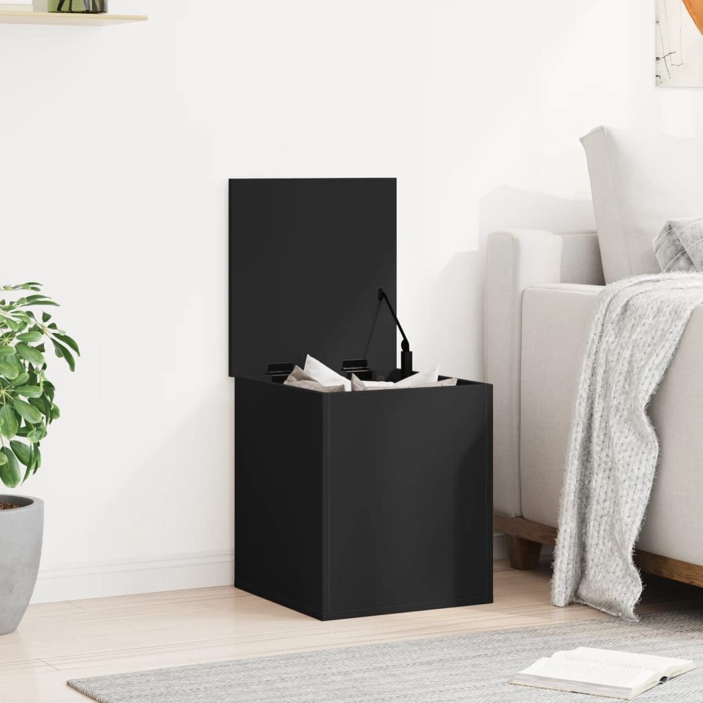 vidaXL Aufbewahrungsbox Truhe Schwarz 40x42x46 cm günstig online kaufen