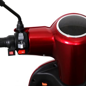 Veleco E-Motorroller Sparky, 2000,00 W, 45 km/h, Herausnehmbare Batterie, die man in der Wohnung laden kann