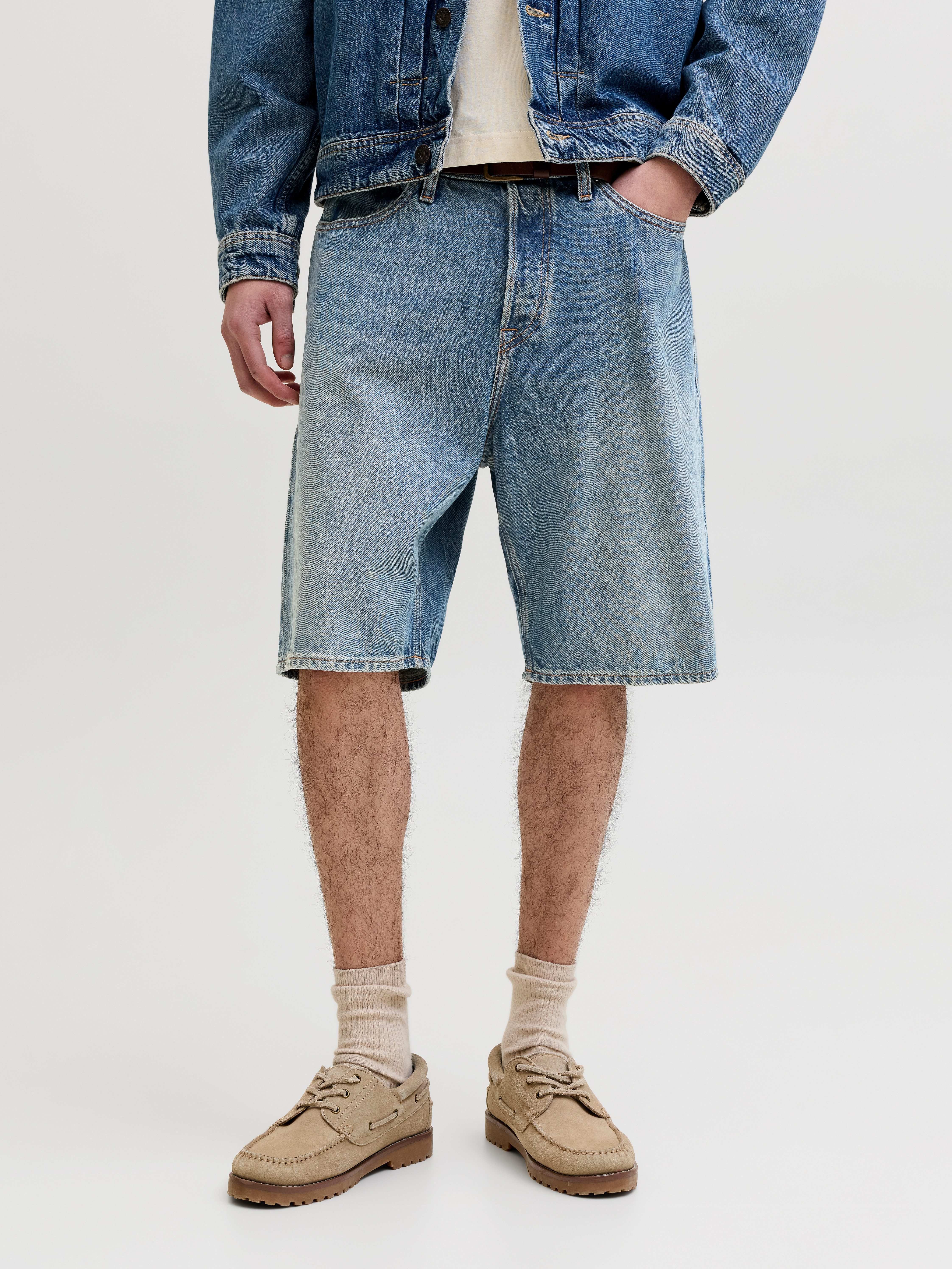 Jack & Jones Relaxshorts JJIALEX JJORIGINAL SHORTS SBD 300 SN Baumwolle, relaxed fit