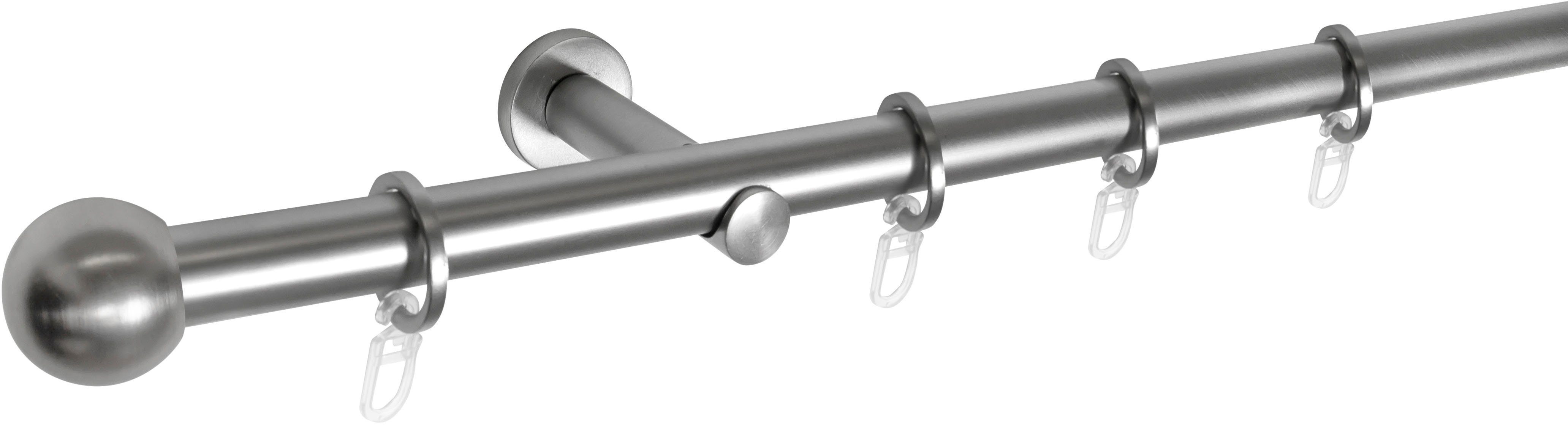 mydeco Gardinenstange Ball, Ø 16 mm, 1-läufig, Fixmaß, verschraubt, Aluminium