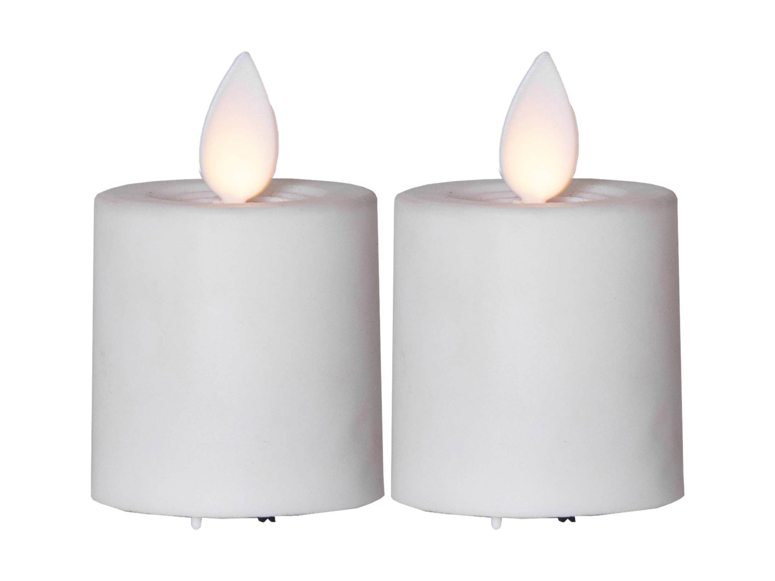 STAR TRADING LED-Kerze M-Twinkle (2-teilig, 2-tlg), weiß bewegliche Flamme günstig online kaufen