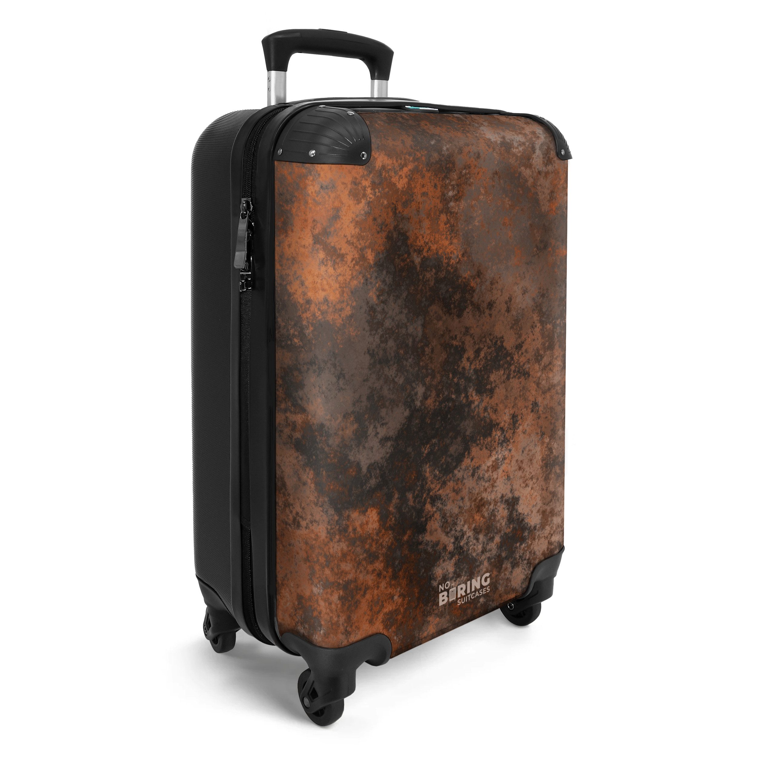 NoBoringSuitcases.com© Hartschalen-Trolley Raue rostige Textur mit günstig online kaufen