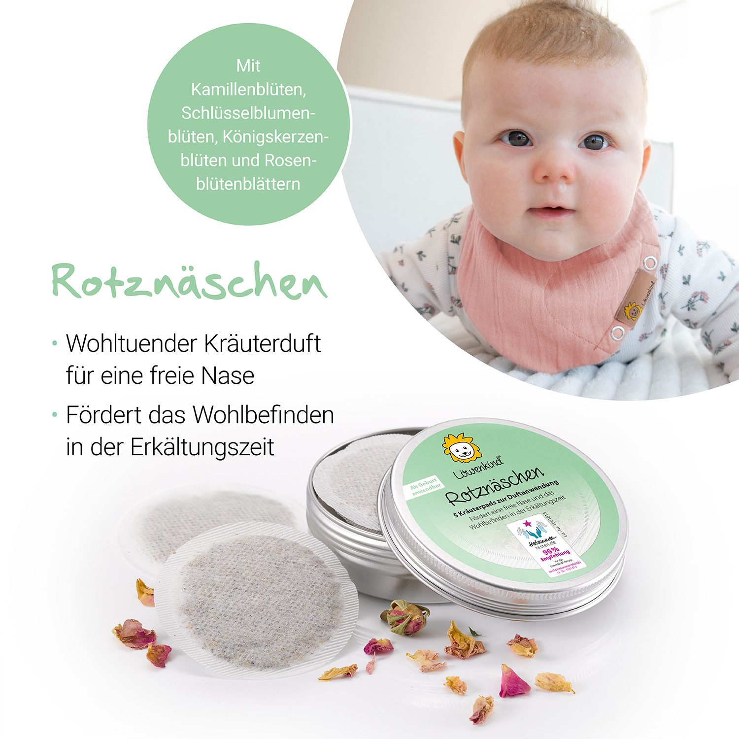 Löwenkind Pflege-Set 5er-Dosen-Set Bestseller Löwenpads Bestseller-Set, 5-tlg., 4x 5 Pads unserer beliebtesten Löwenpads!
