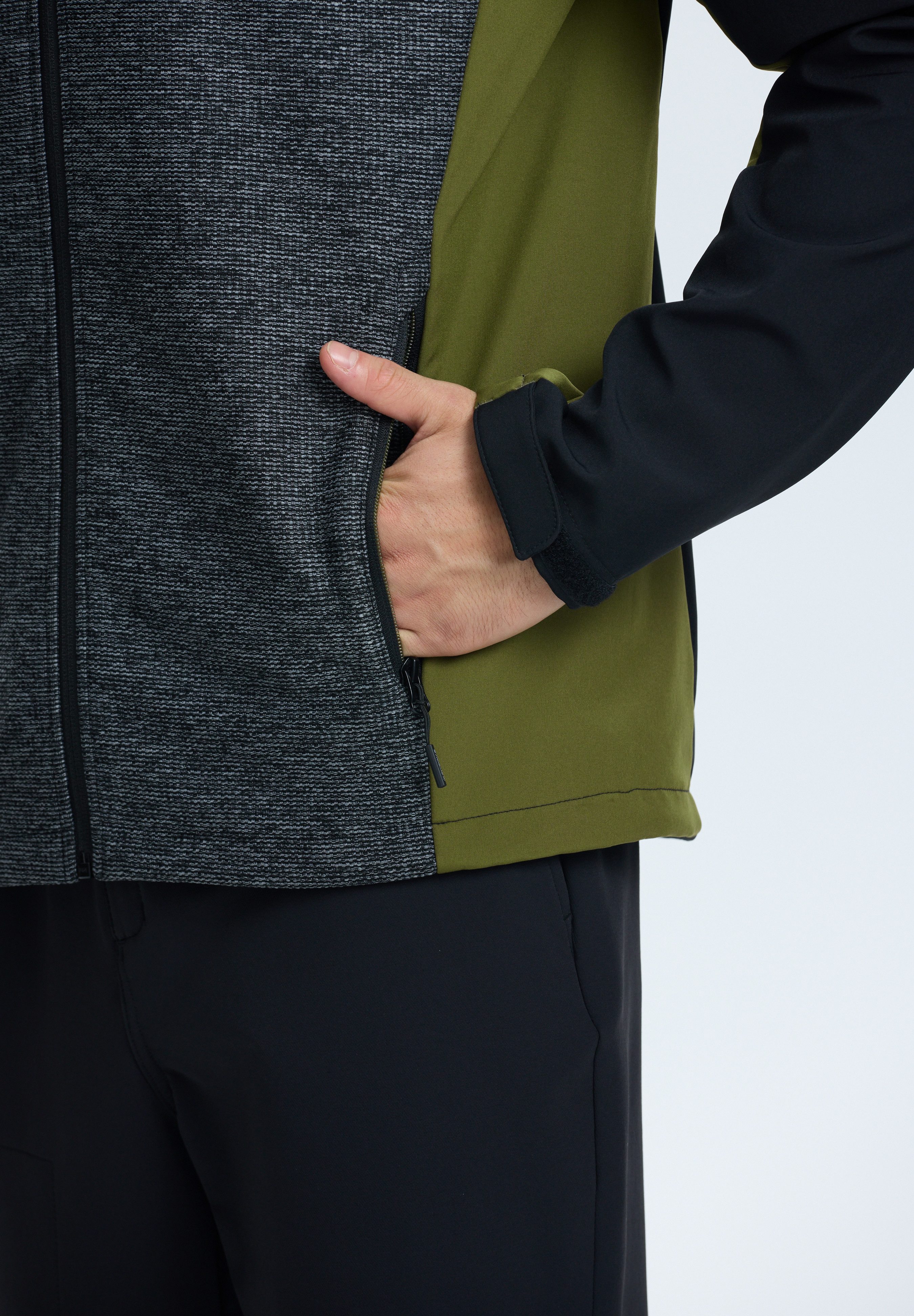 Icepeak Softshelljacke BEEDEVILLE für sportliche Aktivitäten geeignet, atmungsaktiv, wasserabweisend