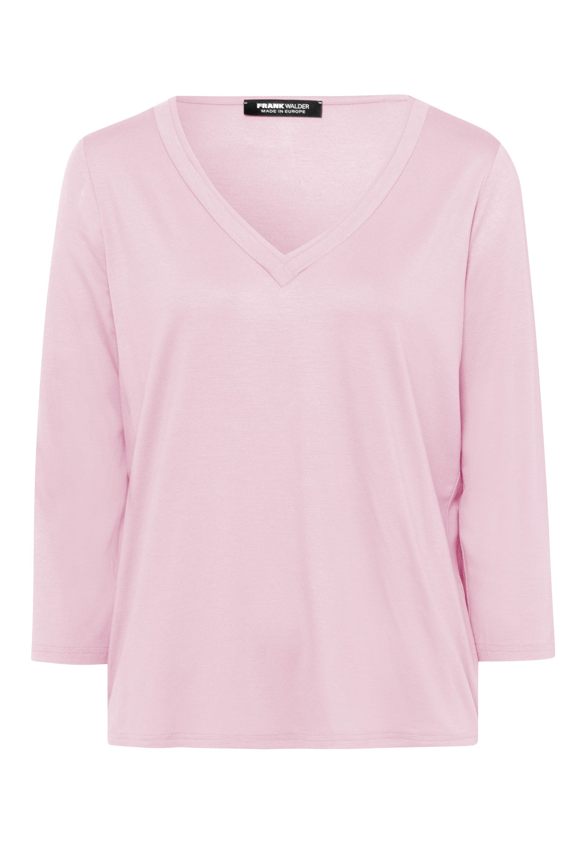 Langarmshirt mit V-Ausschnitt