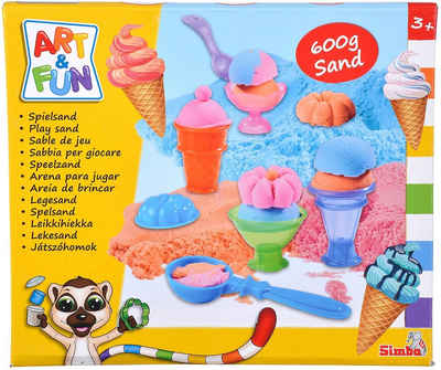 SIMBA Spielsand Spielzeug Kreativ Spielsand ART & FUN Spielsand Set Eiscreme 106344623