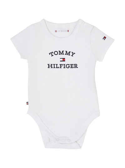 Tommy Hilfiger Kurzarmbody BABY TH LOGO BODY S/S Baby bis 2 Jahre