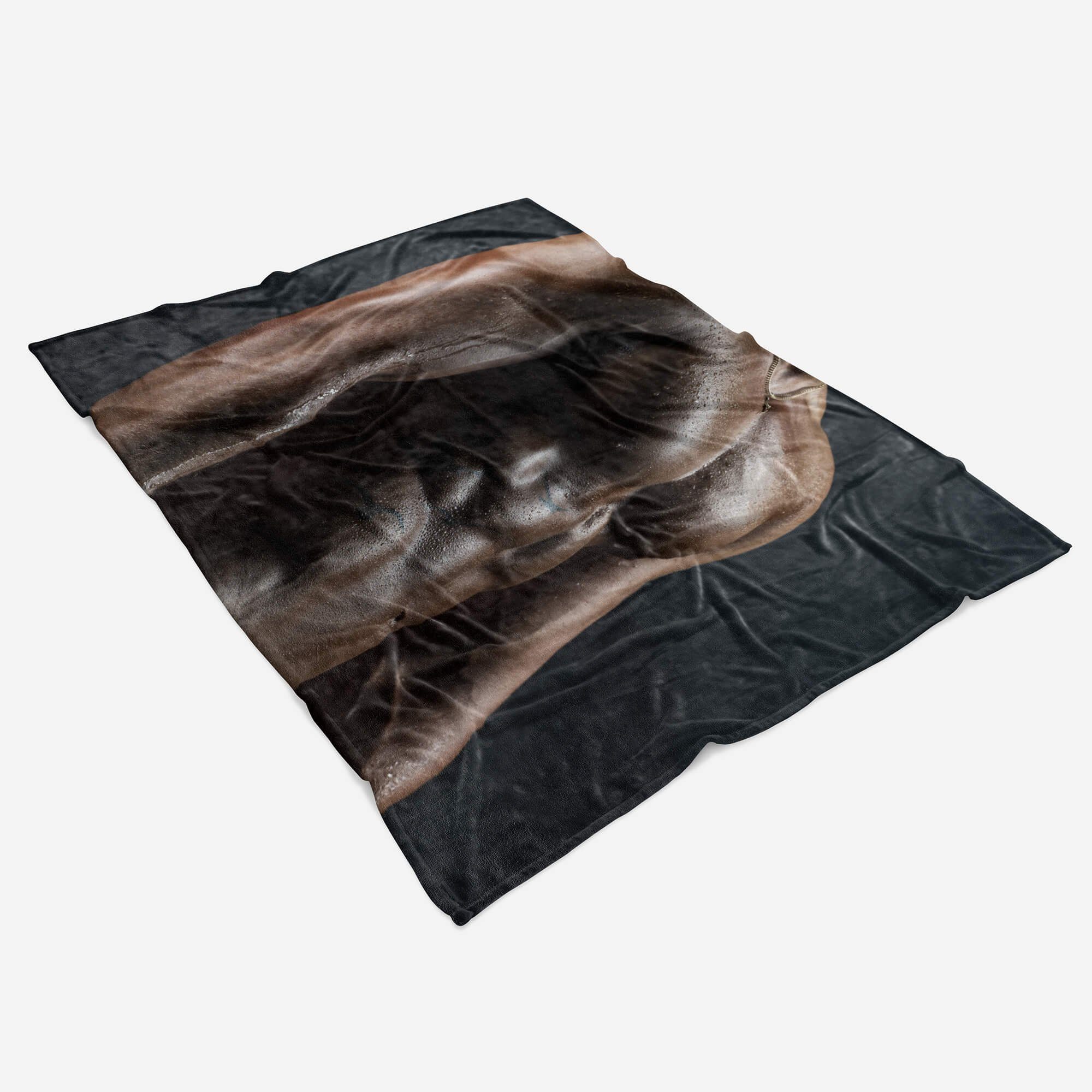 mit Sexy Art Strandhandtuch Handtücher Baumwolle-Polyester-Mix Fotomotiv (1-St), Mann Handtuch Sinus Handtuch Saunatuch Durchtra, Kuscheldecke
