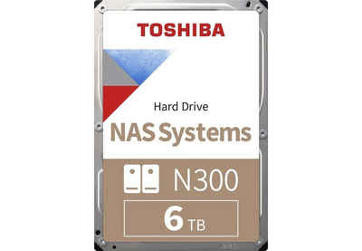 Toshiba Toshiba N300 NAS Systems 6TB, SATA 6Gb/s, bulk HD interne-HDD-NAS-Festplatte