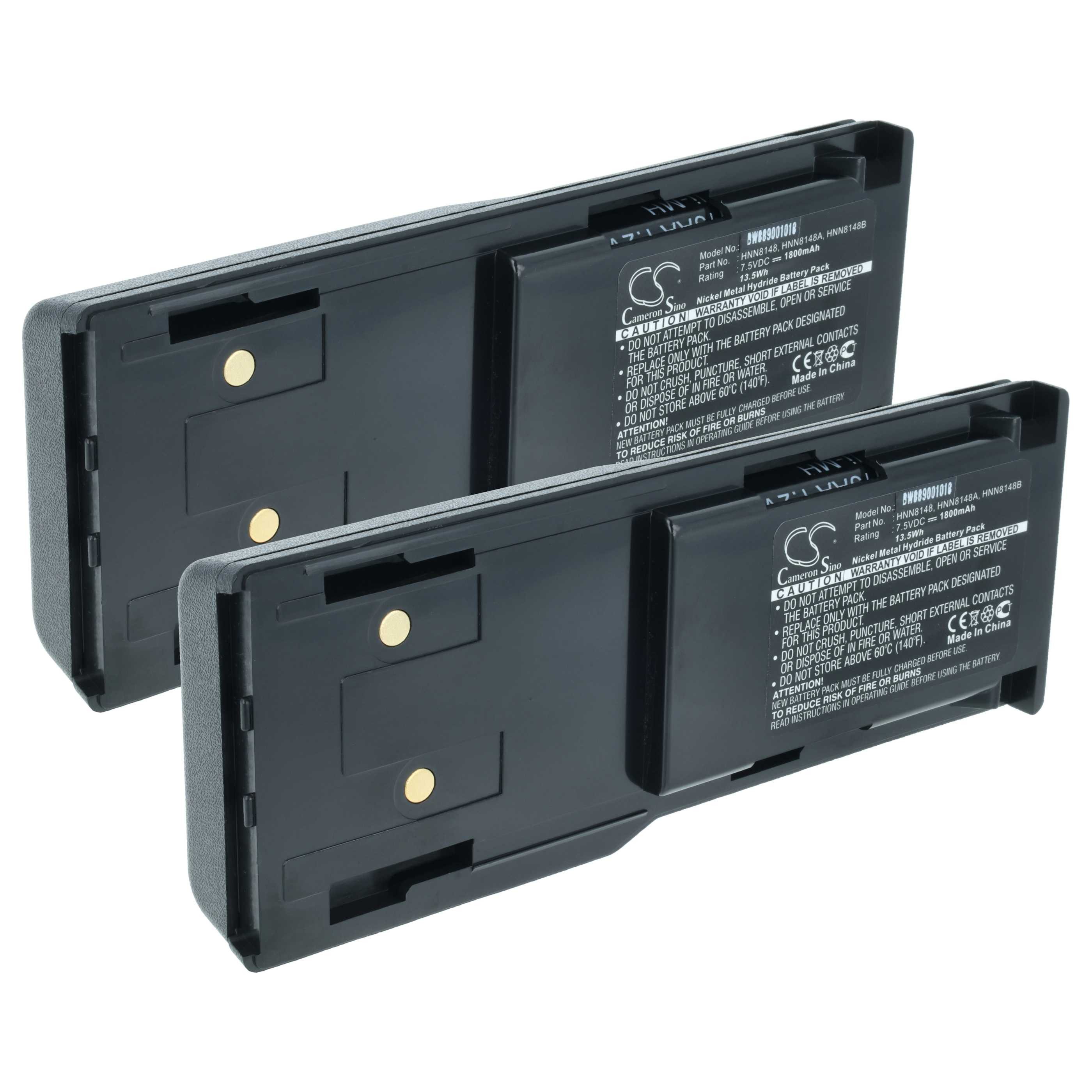 Akku passend für Motorola Radius P110 Funkgerät (1800 mAh, 7,5 V, Akku