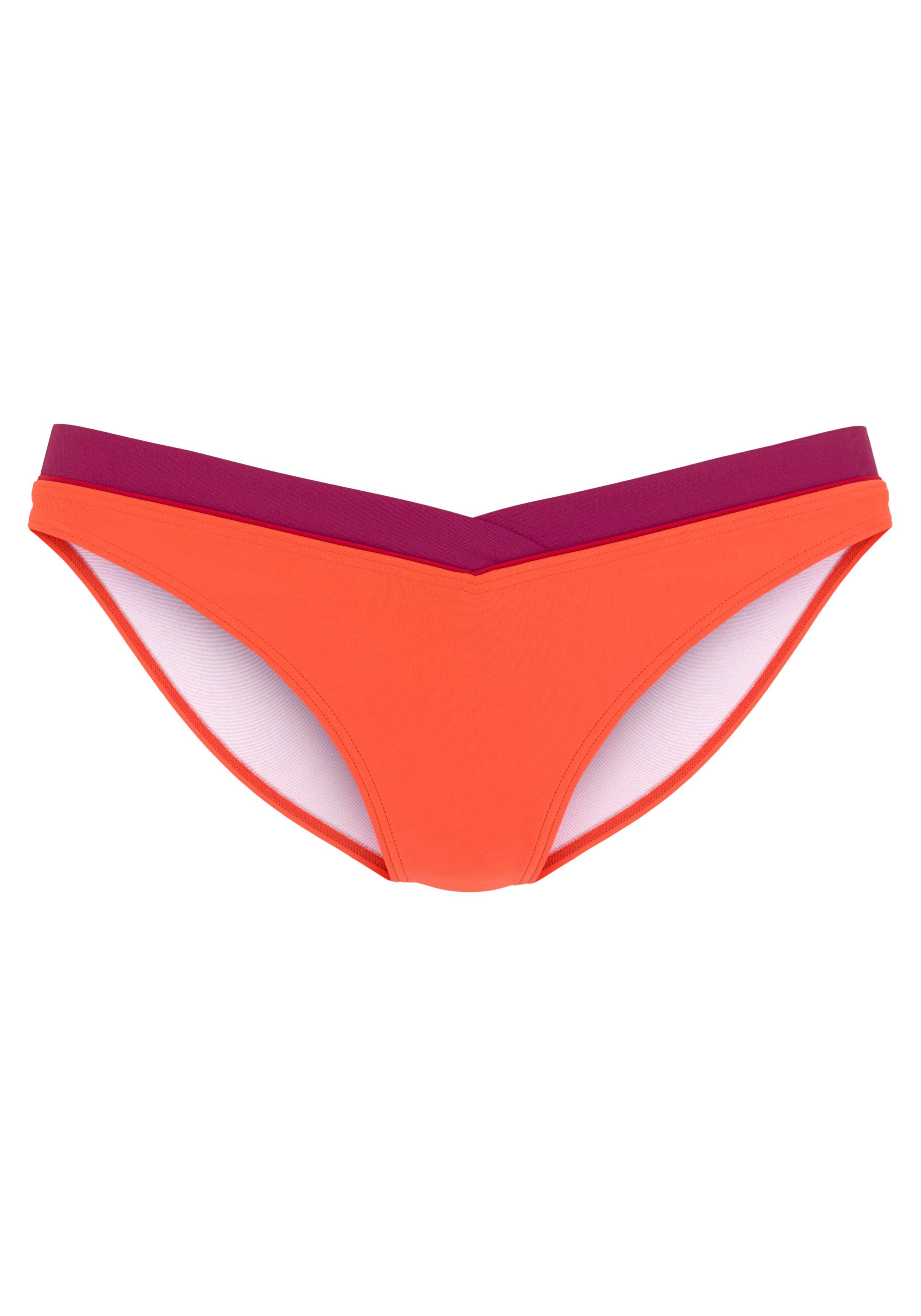 s.Oliver Bikini-Hose Yella mit kontrastfarbenen Details günstig online kaufen