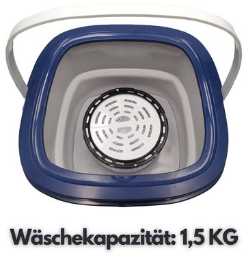 STEINBORG Wäscheschleuder SB-4004, 1,5 kg, Mini Waschmaschine, Camping, Toploader, Faltbar, 1.5 KG Kapazität, mit Schleuderfunktion, 135 Watt