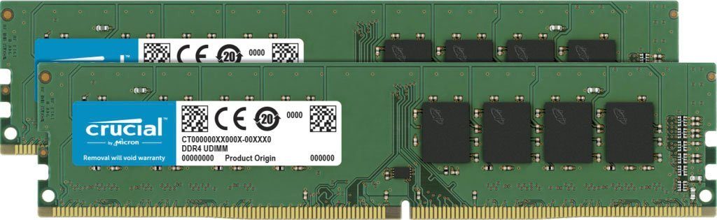 16GB Kit (2 x 8GB) DDR4-3200 UDIMM PC-Arbeitsspeicher
