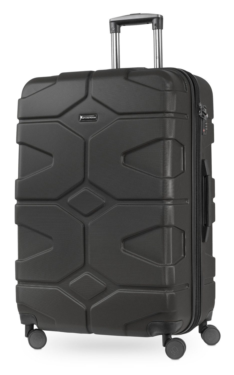 Hauptstadtkoffer Trolley X-Kölln, 4 Rollen, Großer Hartschalenkkoffer Erweiterung TSA 76cm 120L