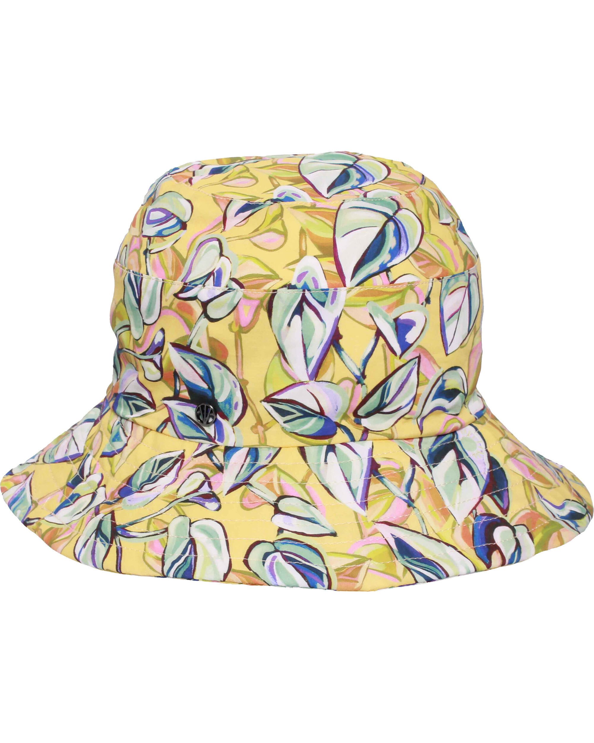Loevenich Fischerhut Loevenich Bucket Hat mit buntem Blätter-Print aus Baumwolle (keine)