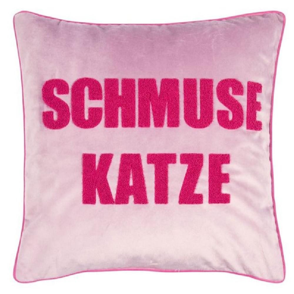 PAD Kissenhülle Kissenhülle Letters Schmusekatze Flieder (45x45cm) günstig online kaufen