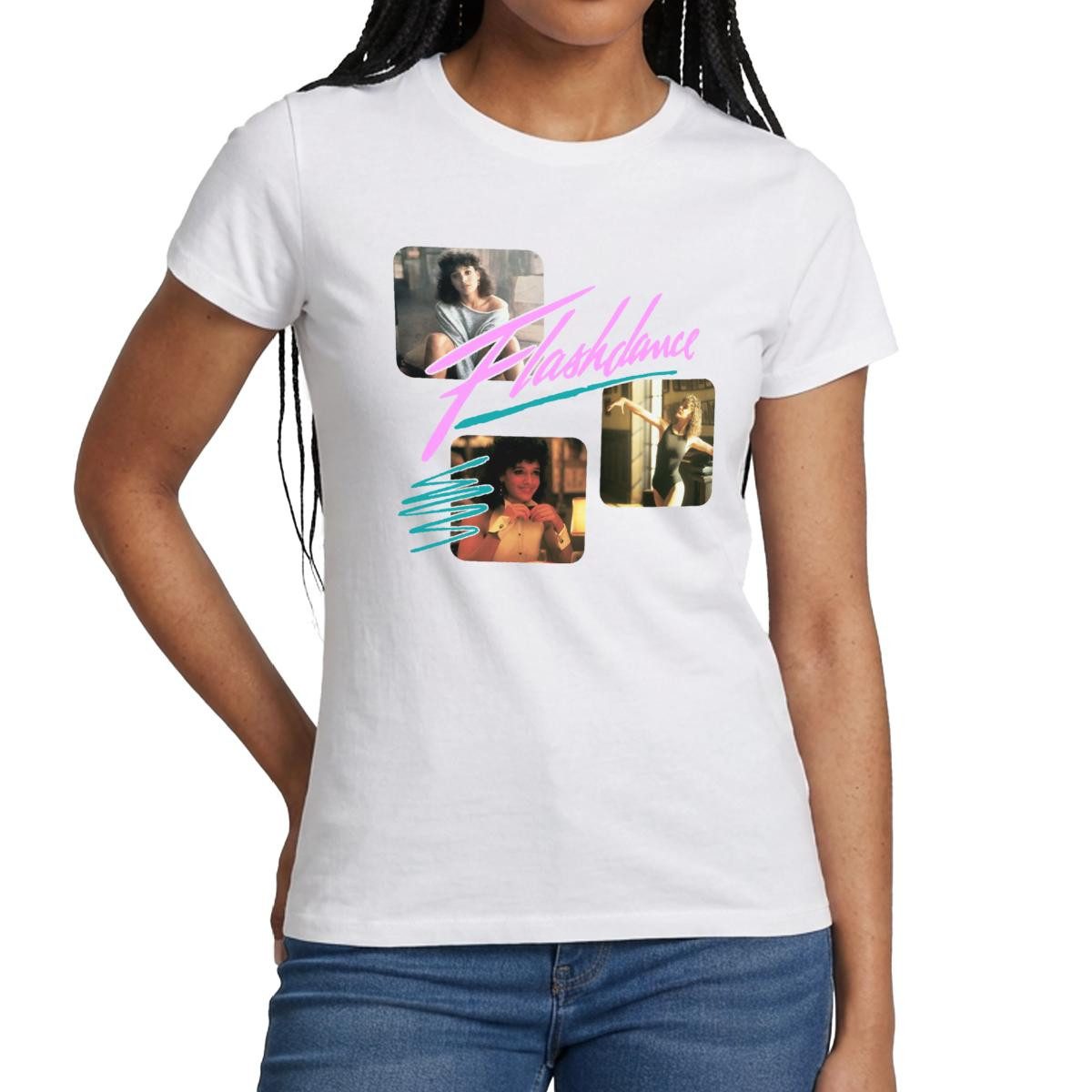 T-Shirt Flashdance 80er-Design Mit Alex Owens Frauen T-Shirt
