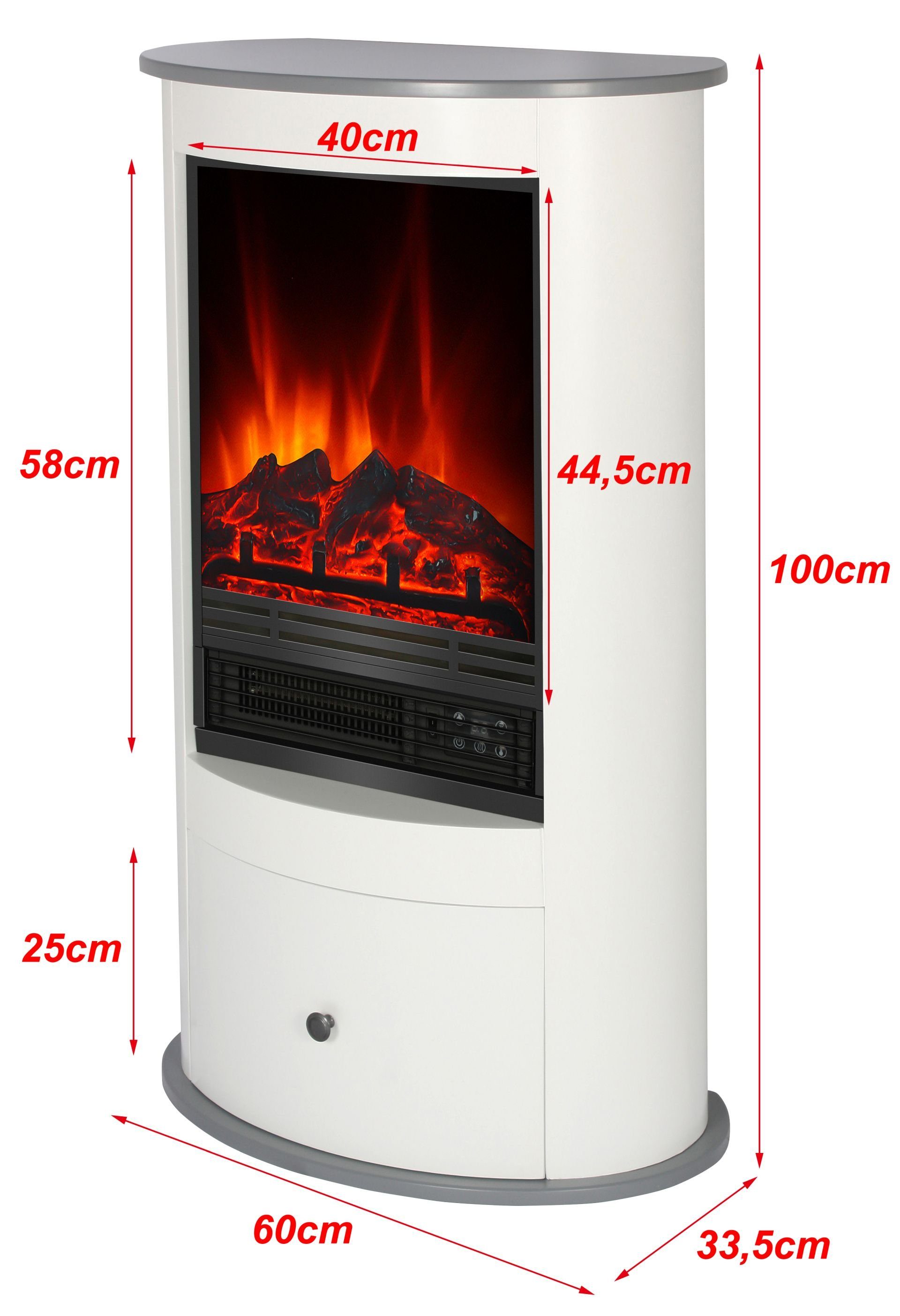 El Fuego Elektrokamin AY0718, "Wien II" günstig online kaufen