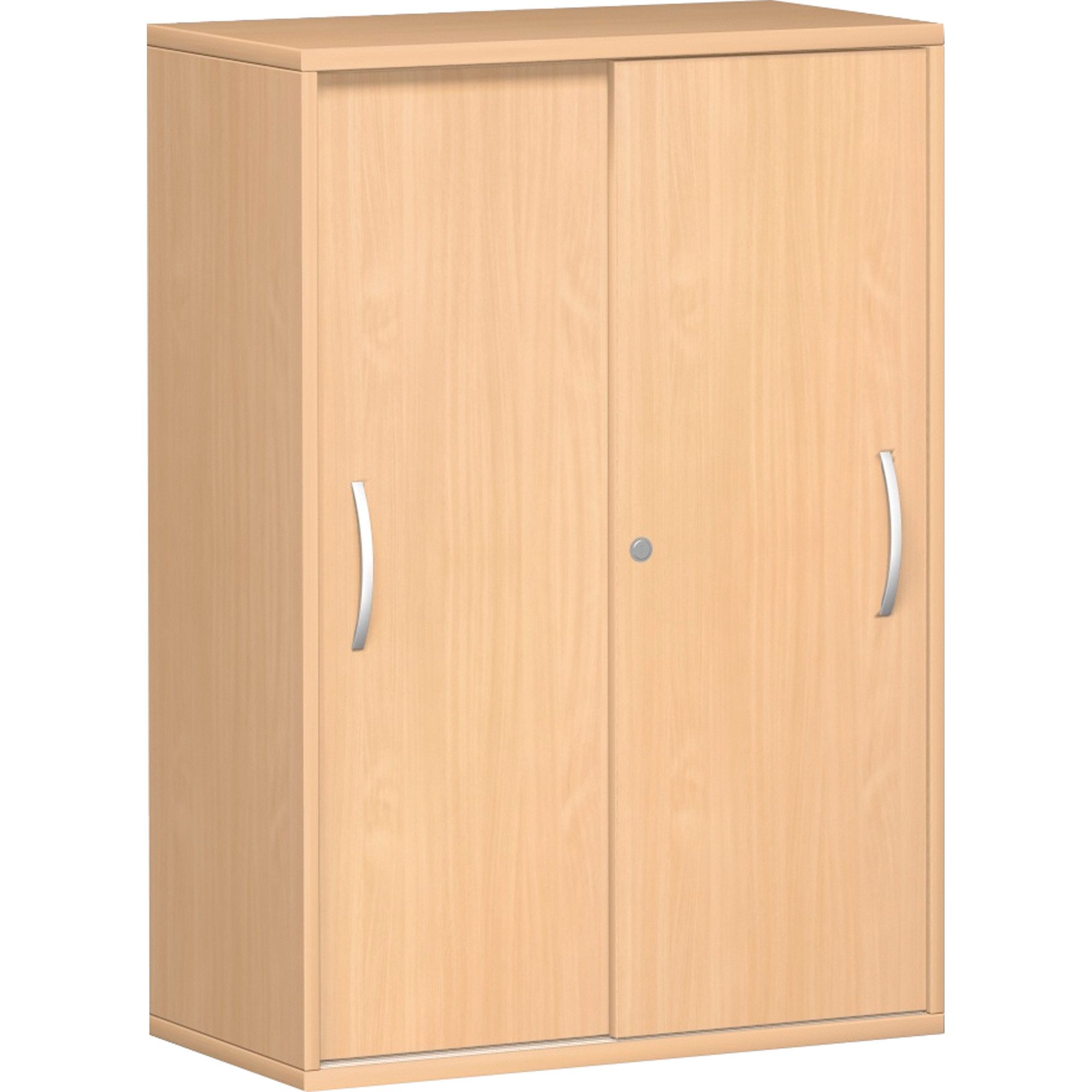 geramöbel Aktenschrank Schiebetürenschrank Flex S-383502-BB 3OH 800x425x1182mm buche