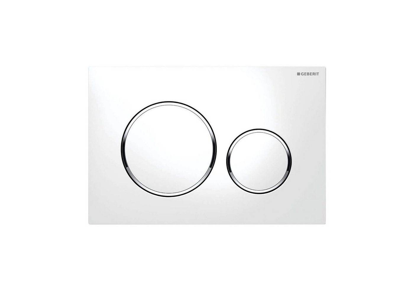 GEBERIT Betätigungsplatten Geberit Betätigungsplatte Sigma 20 für 2-Mengen-Spülung weiß 115882KJ1