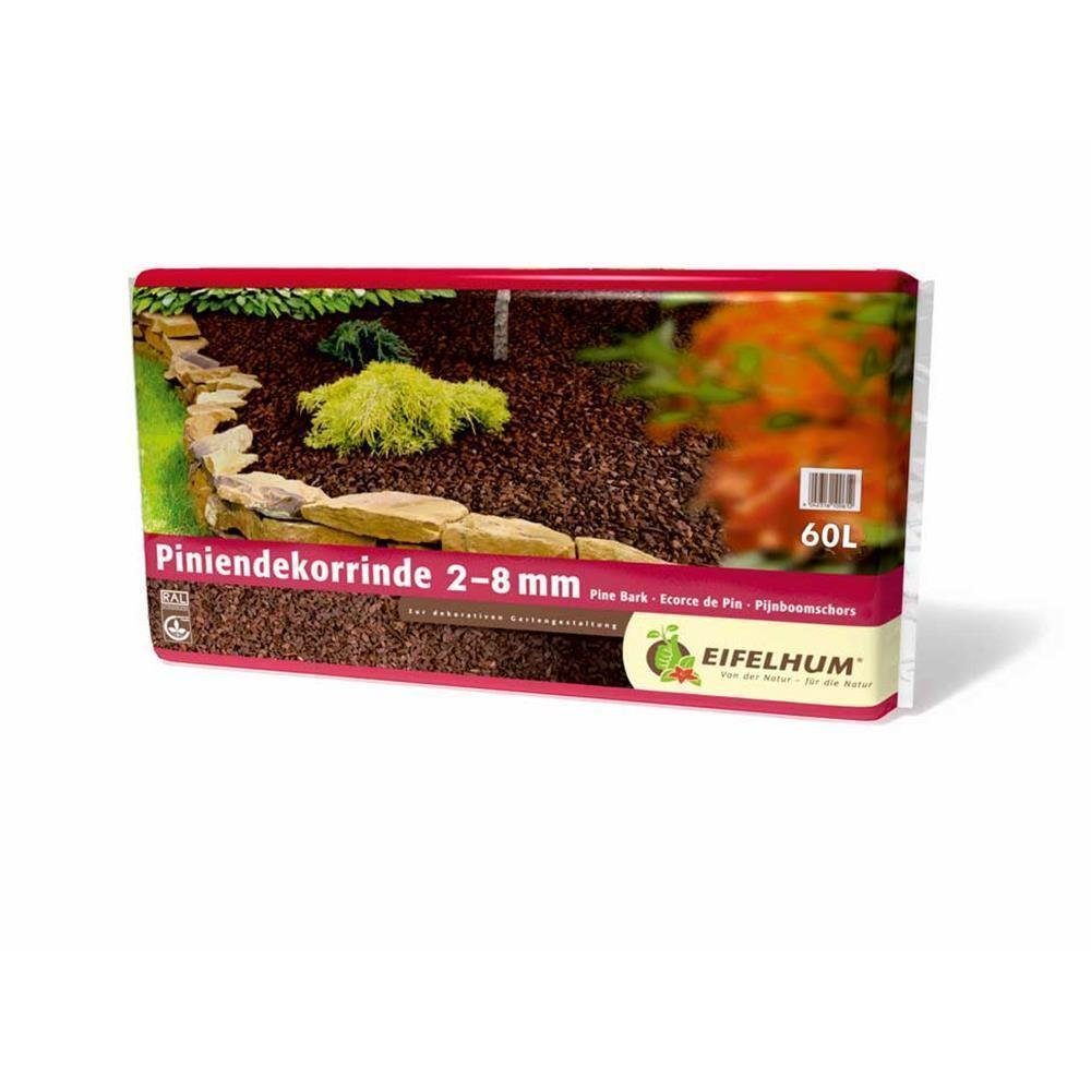 EIFELHUM Pinienrinde 2-8mm Pinienmulch Pinienborke Gartenpinie, 60 l