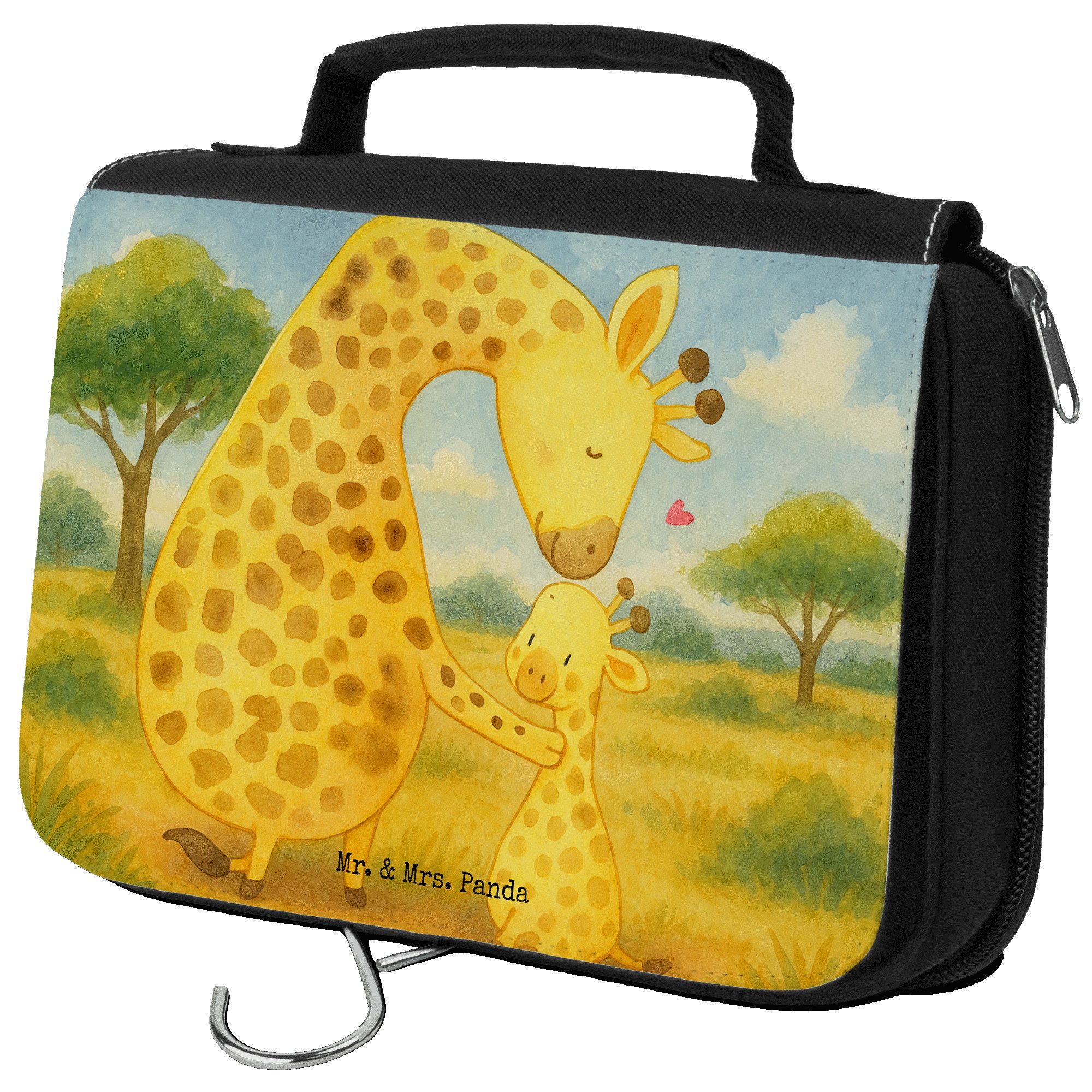 Kulturbeutel Giraffe Kind Design, kosmetiktäschchen, Weiß, Afrika, Kosmetiktasche