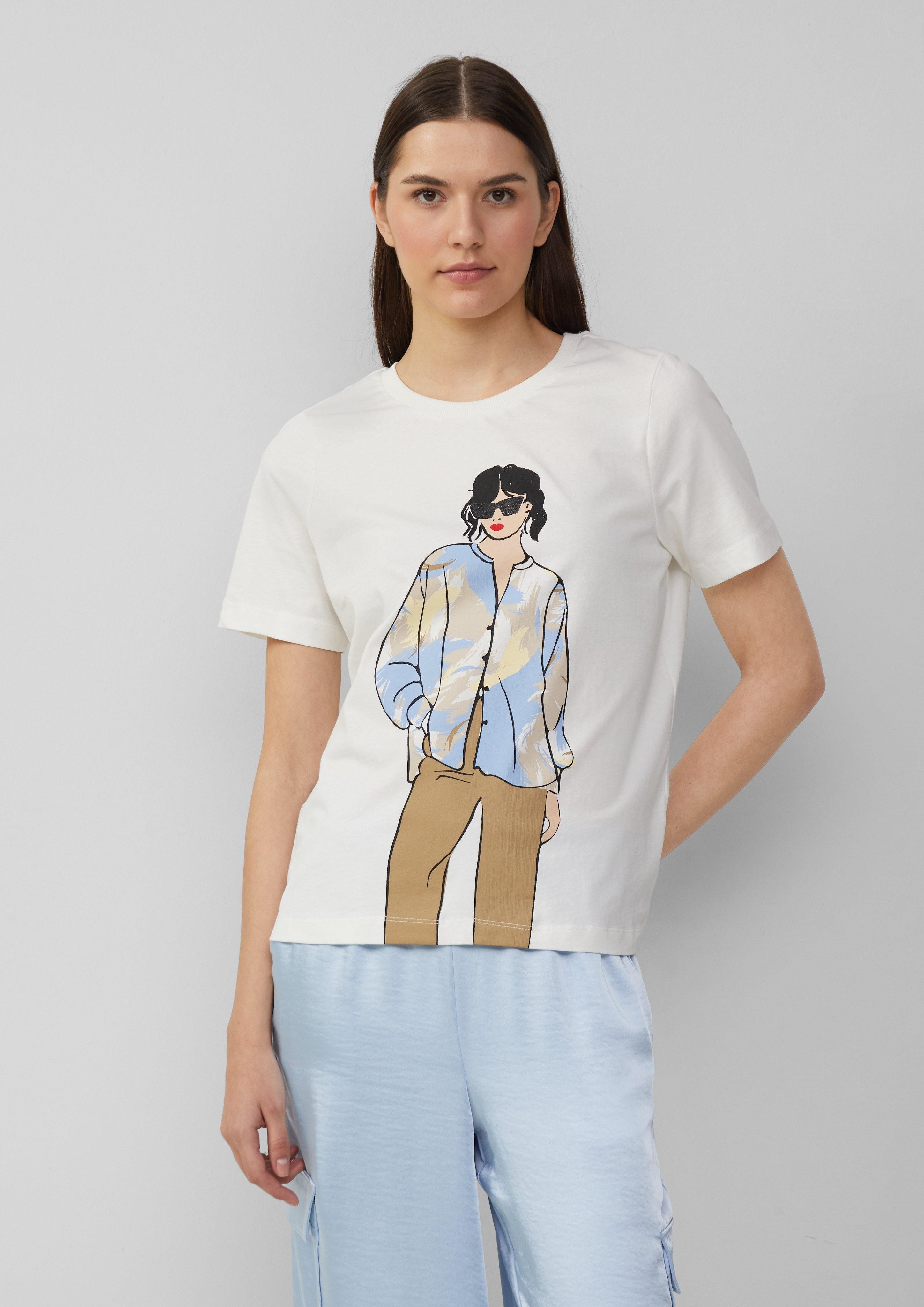 s.Oliver Kurzarmshirt Jerseyshirt im Relaxed Fit günstig online kaufen