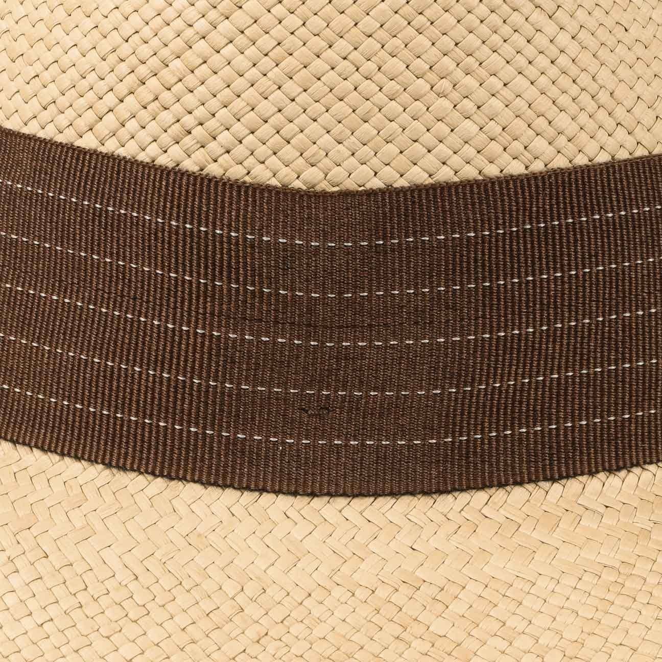 Ripsband, Strohhut mit Made Lierys Ecuador in Sonnenhut (1-St)