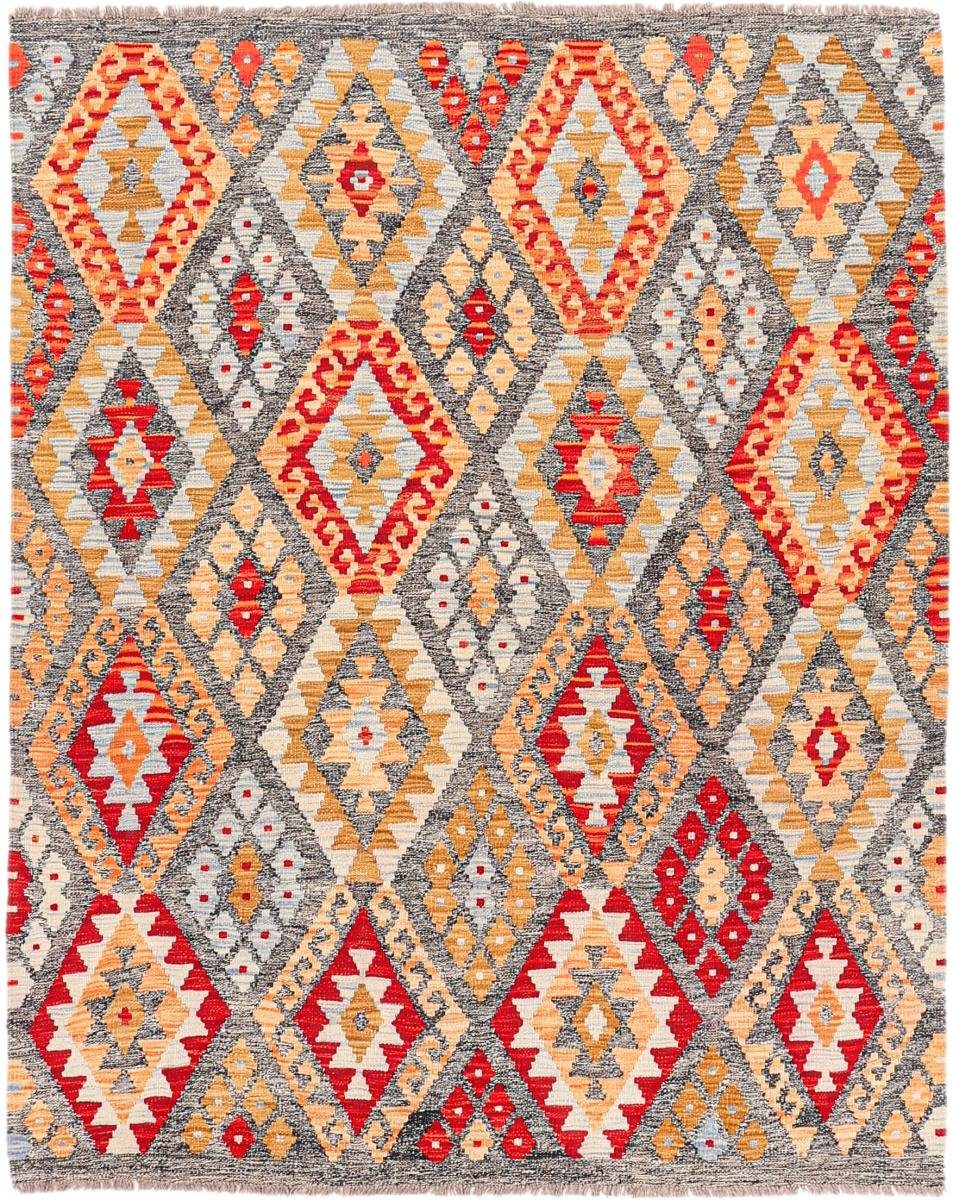 Orientteppich Kelim Afghan Heritage 158x192 Handgewebter Moderner Orientteppich, Nain Trading, rechteckig, Höhe: 3 mm