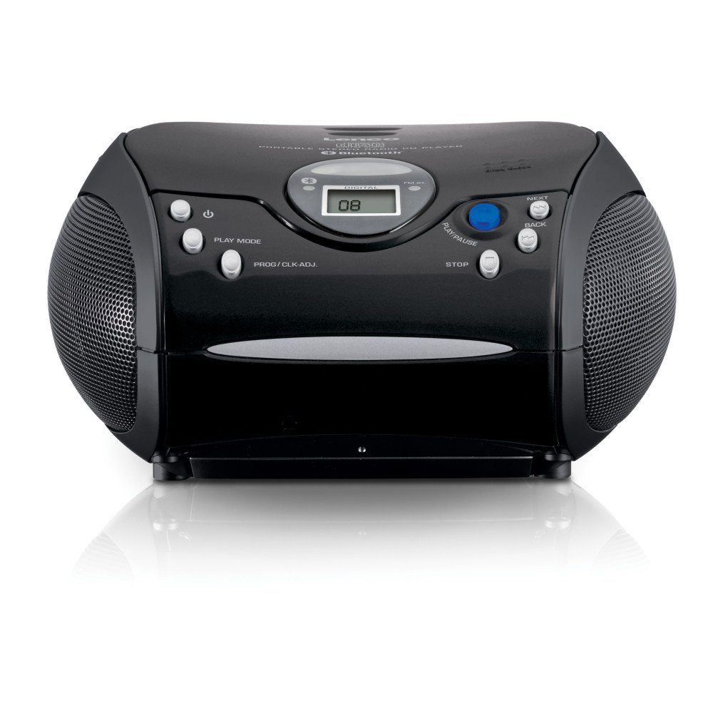 Lenco SCD-32 BT Schwarz Radiorekorder mit CD-Spieler CD-Radiorecorder