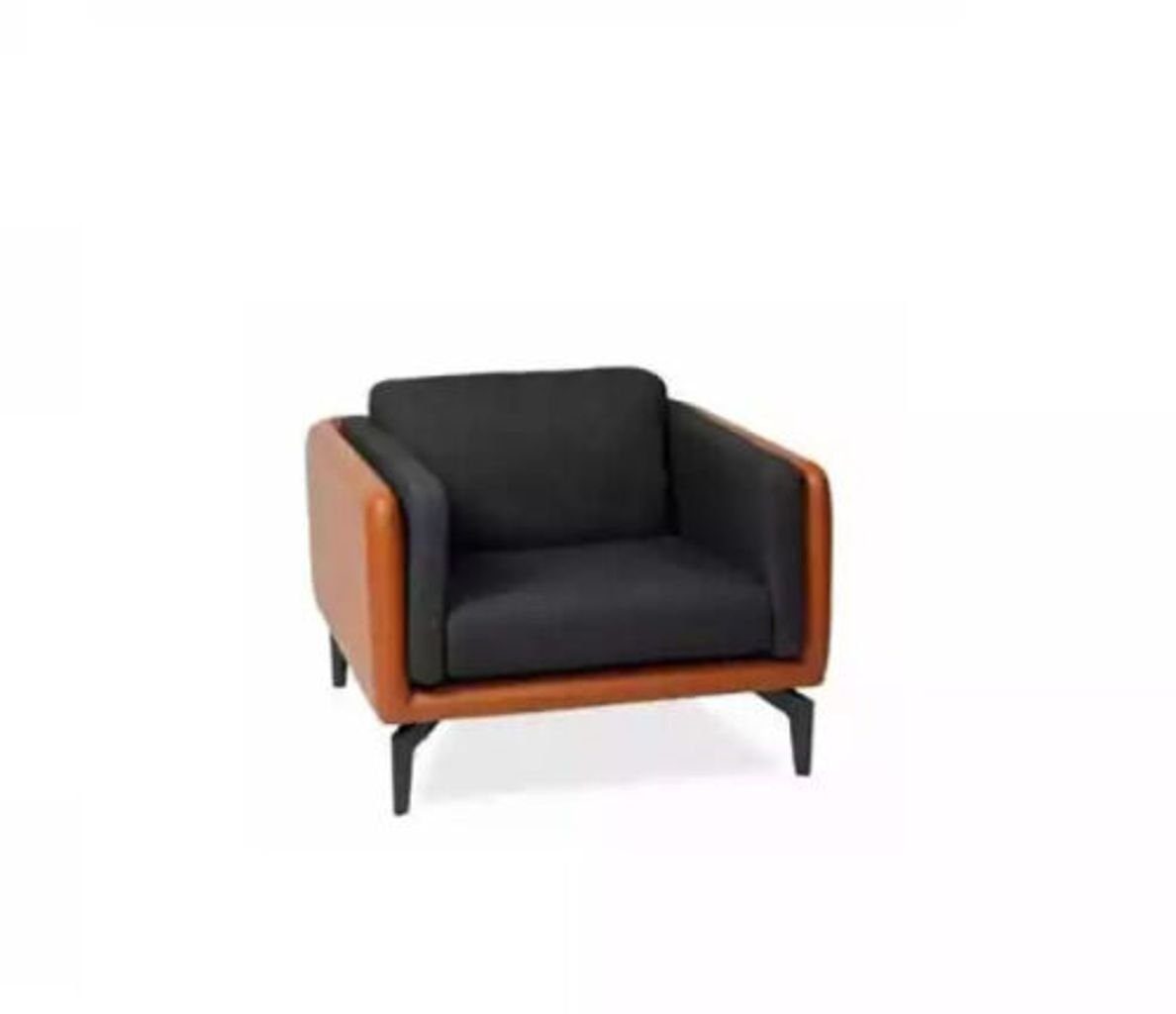 Europa Made Couch Sessel Sitzer Modern Designer Sitz Sessel), (1-St., 1x Sessel Arbeitszimmer JVmoebel in 1 Polster