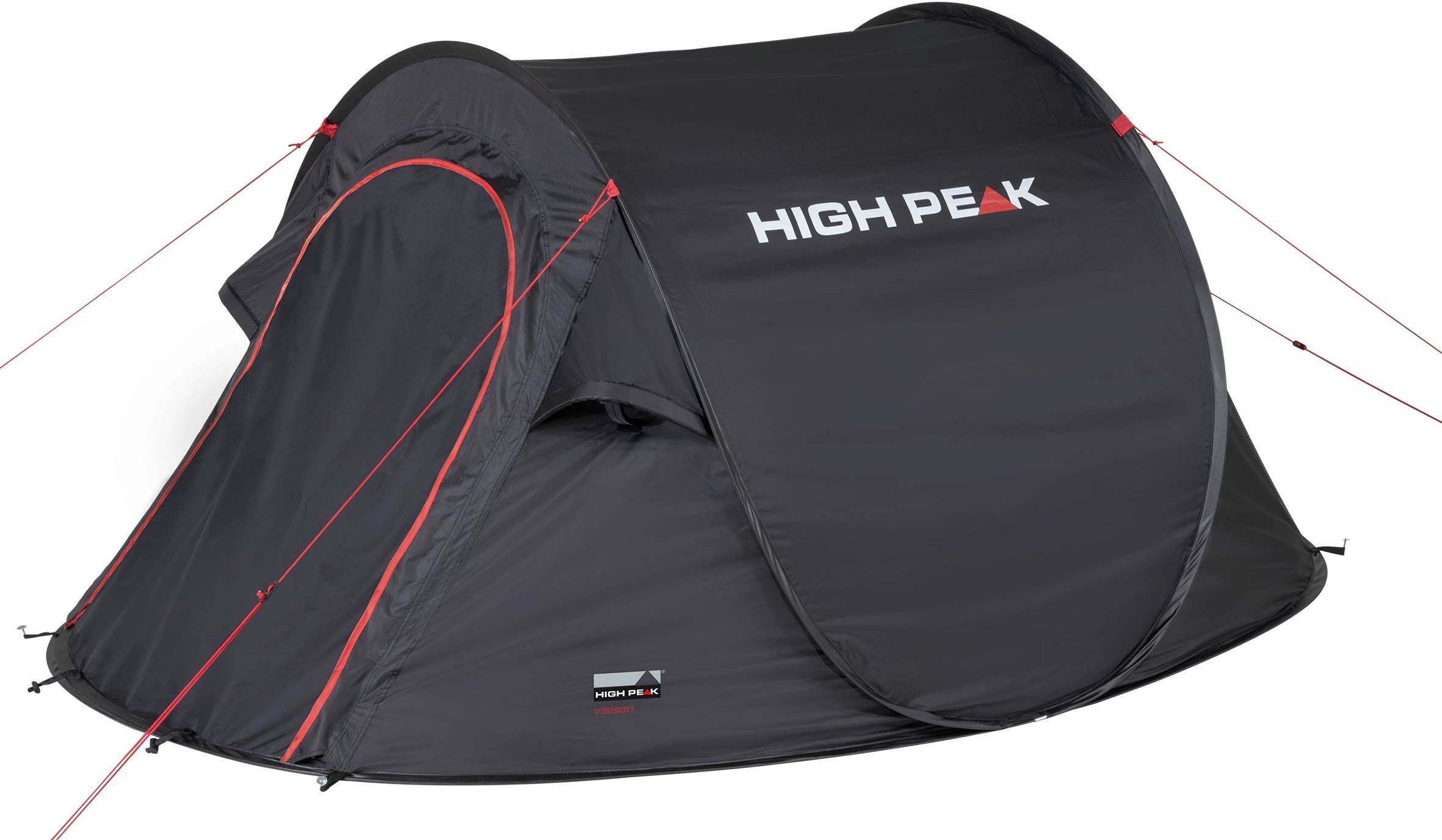 High Peak Wurfzelt Zelt up Personen: 2 Pop Transporttasche) 2, (mit Vision