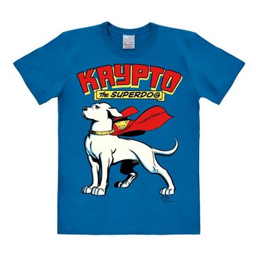 LOGOSHIRT T-Shirt Superdog - Krypto - DC Comics mit coolem Hunde-Motiv