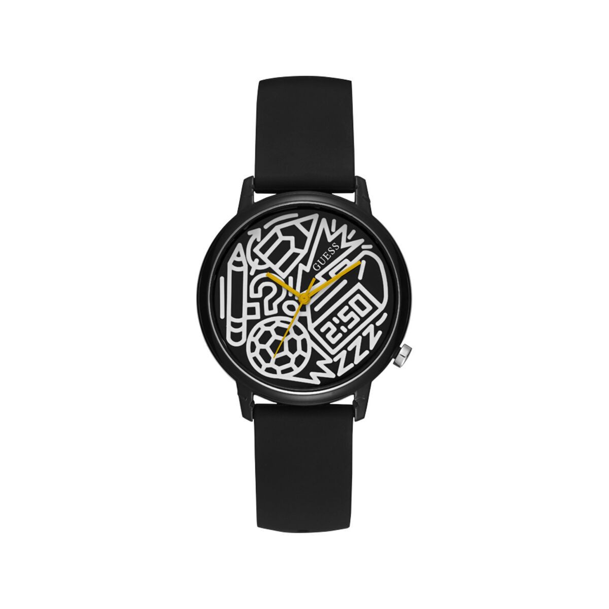 Quarzuhr Guess Armbanduhr Damenuhr V0023M8 ø 38 mm Silikon