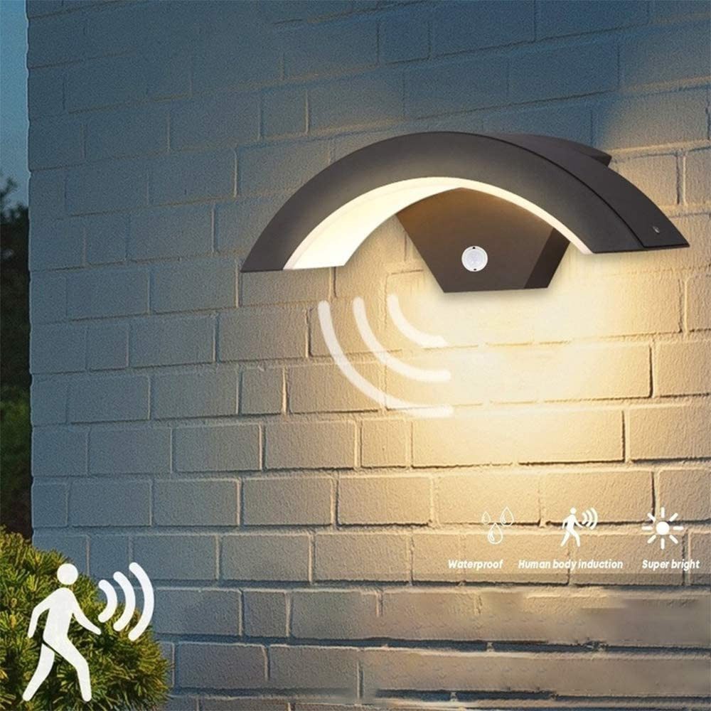 Goeco LED Außen-Wandleuchte 24W mit Bewegungsmelder, günstig online kaufen