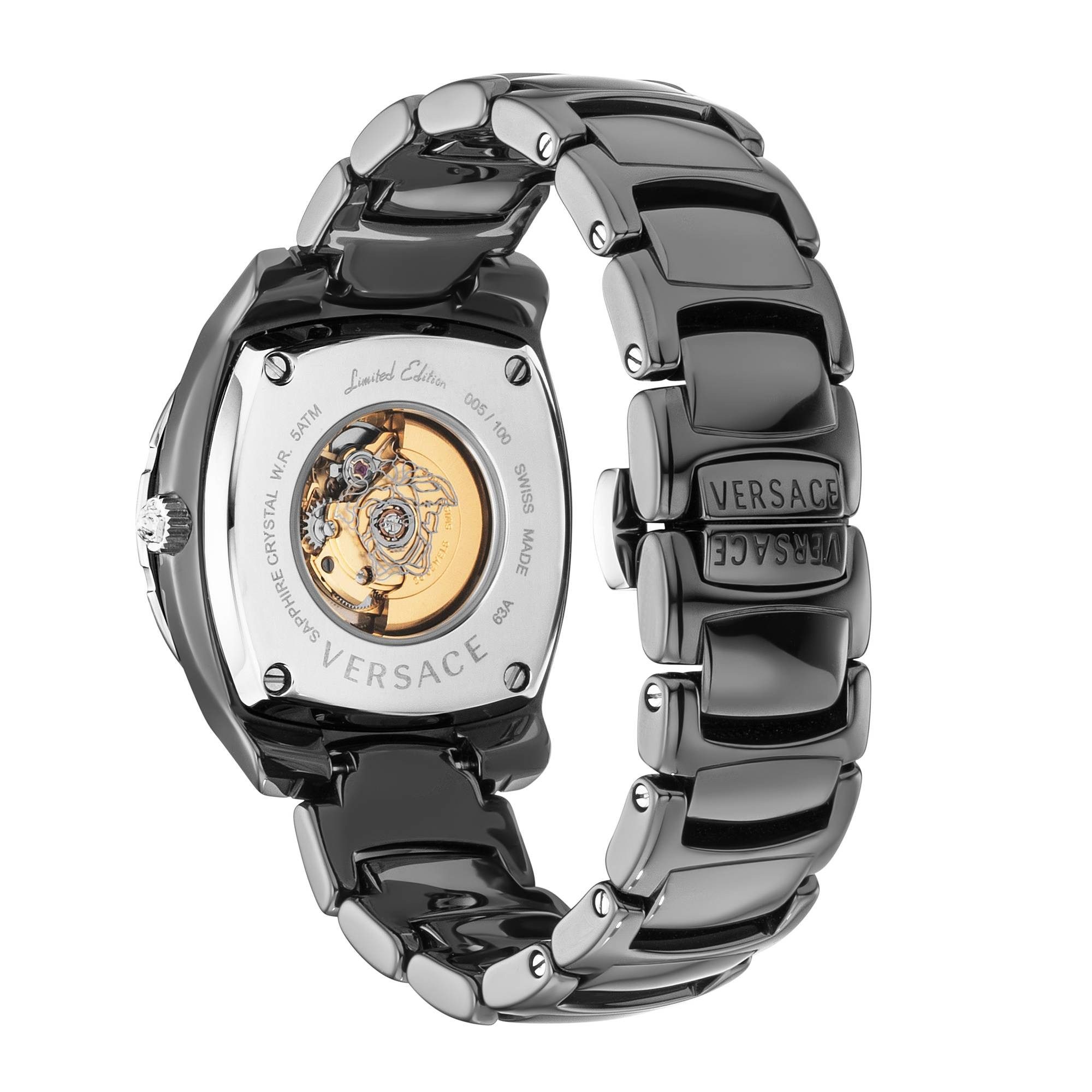 Versace Luxusuhr DV One Full Diamond
